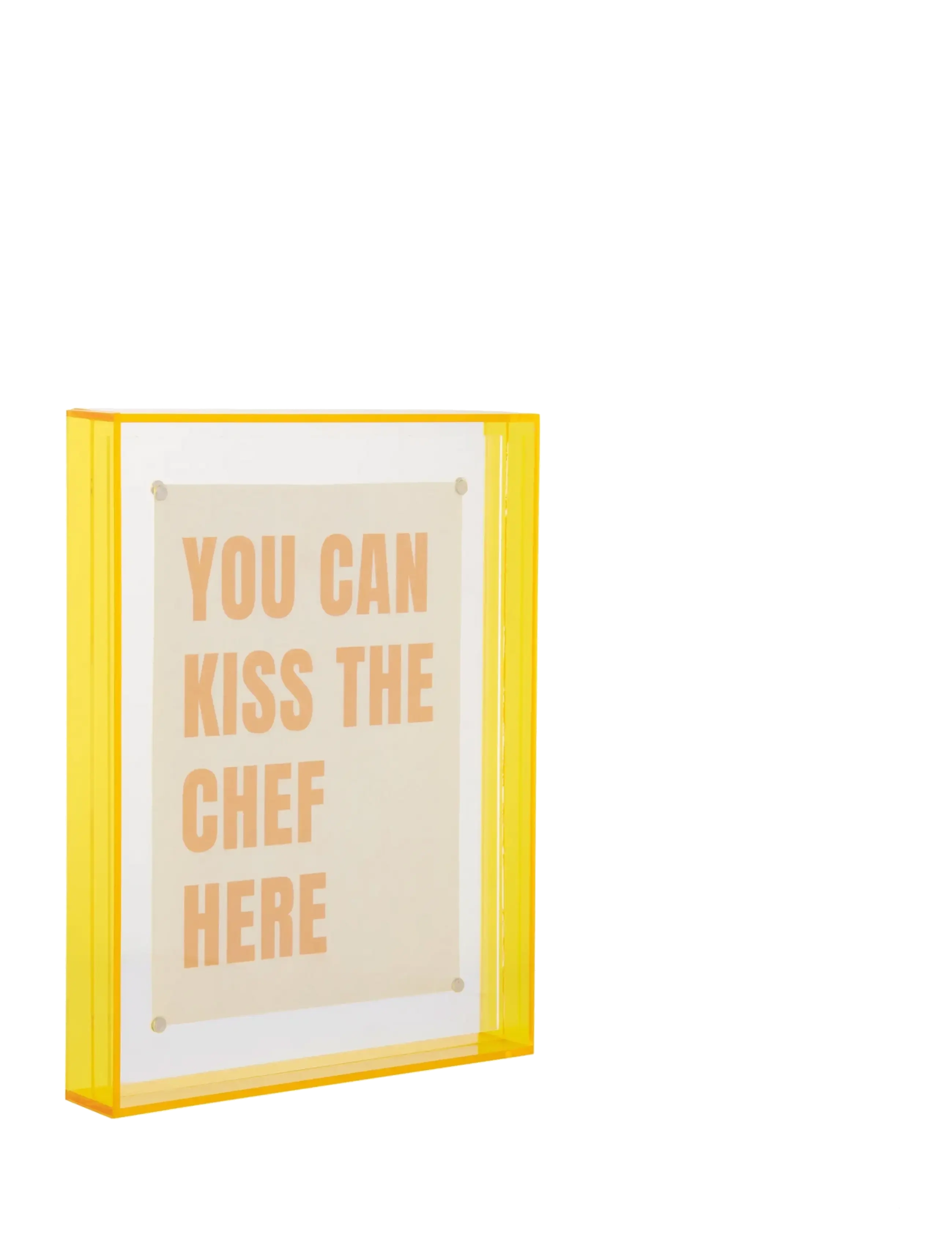 present time Photo Frame Gayo Large Acrylic, Ramme, Gul, Str: H22CM
