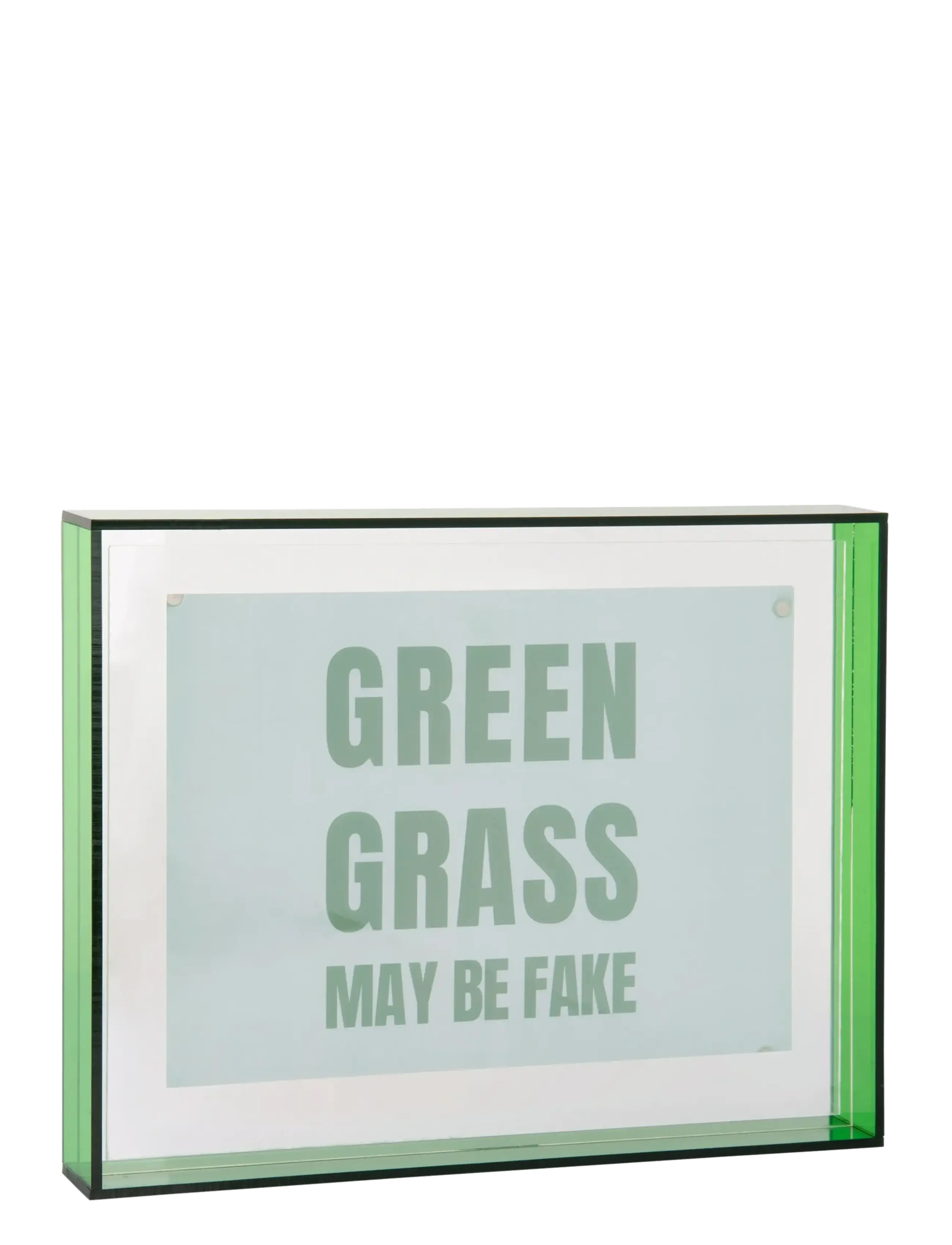 present time Photo Frame Gayo Large Acrylic - Inredning - DARK GREEN / green