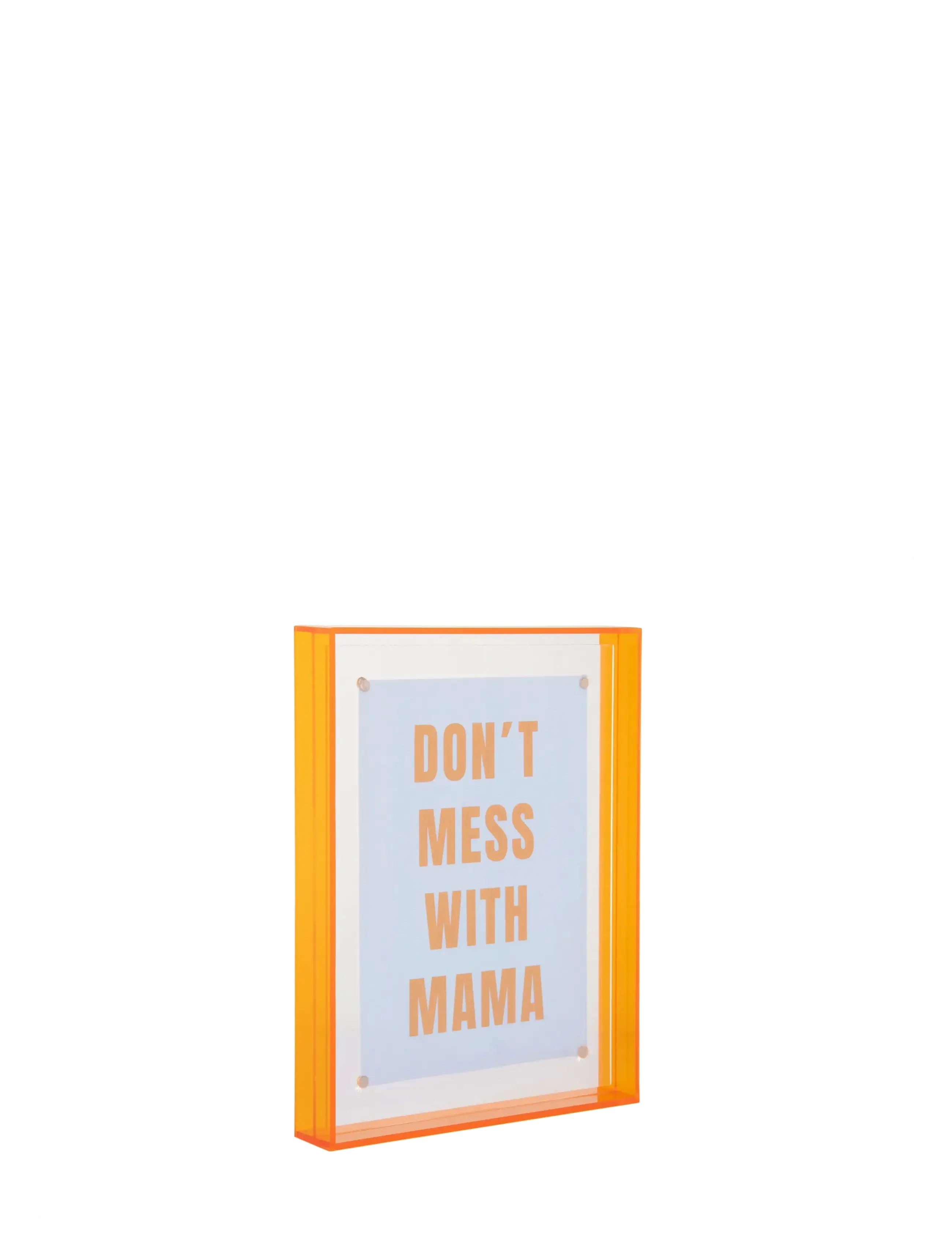 present time Photo Frame Gayo Large Acrylic, Ramme, Orange, Str: H22CM