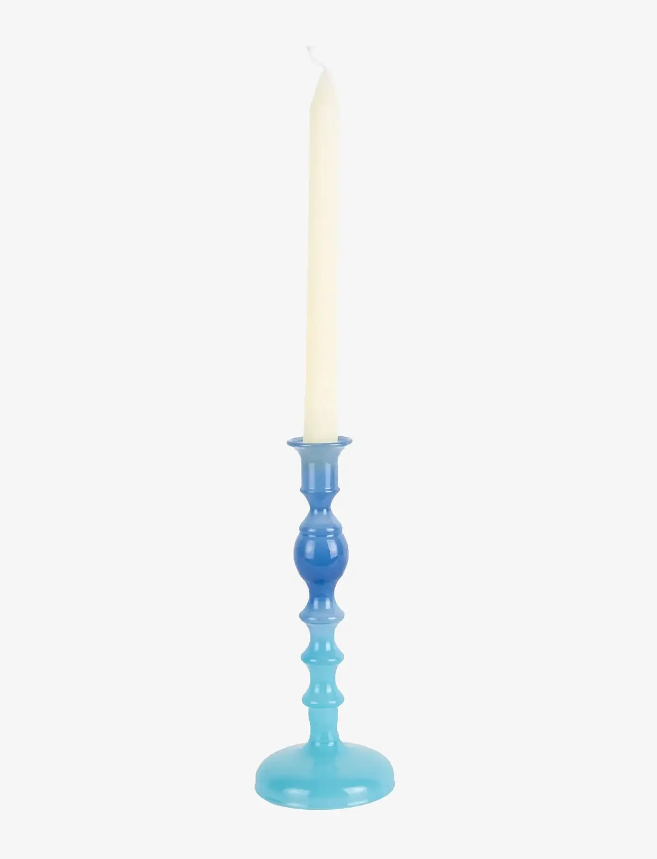 present time - Candle Holder Grato Mecer Medium - kerzenständer - blue - 1