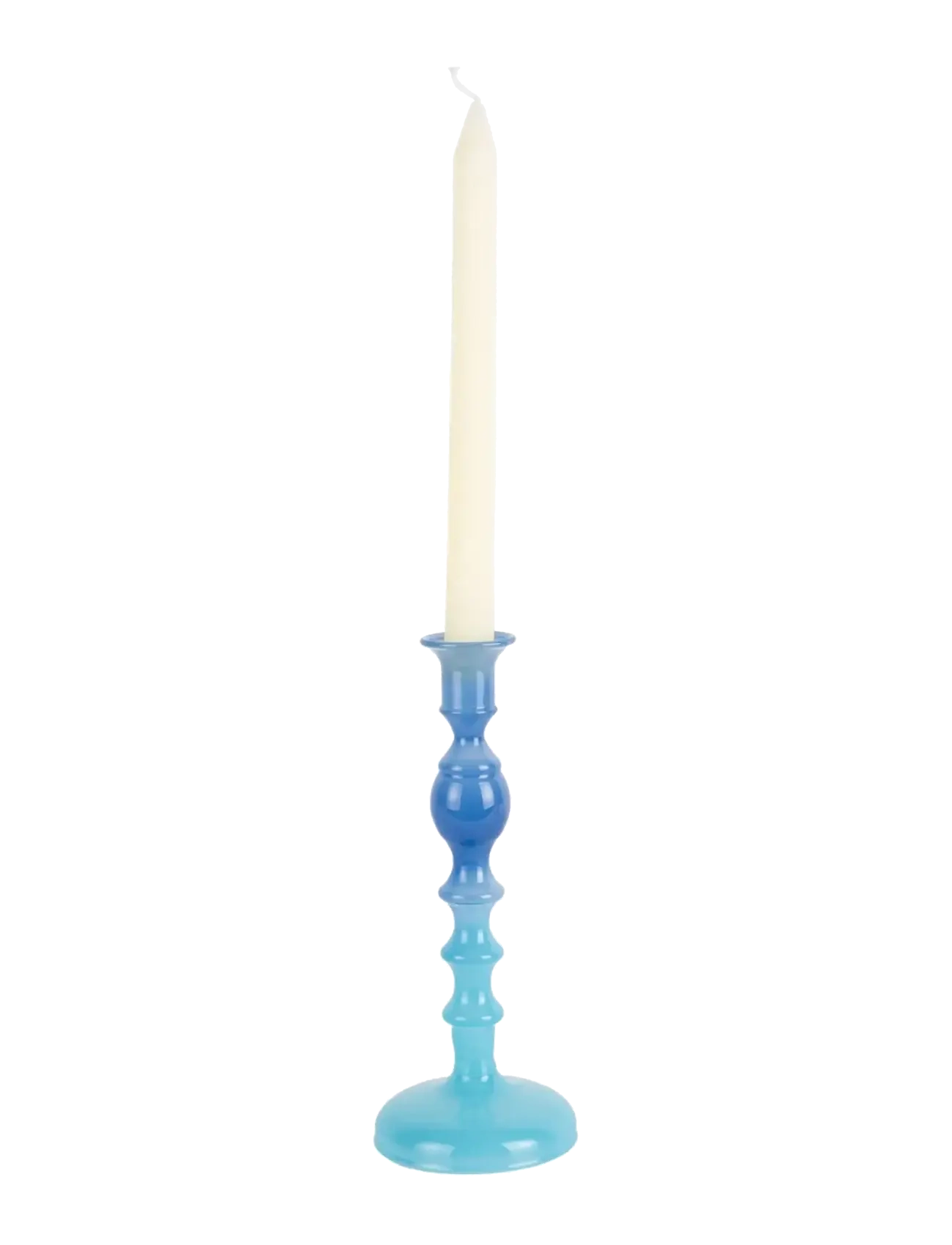 present time - Candle Holder Grato Mecer Medium - kerzenständer - blue - 1