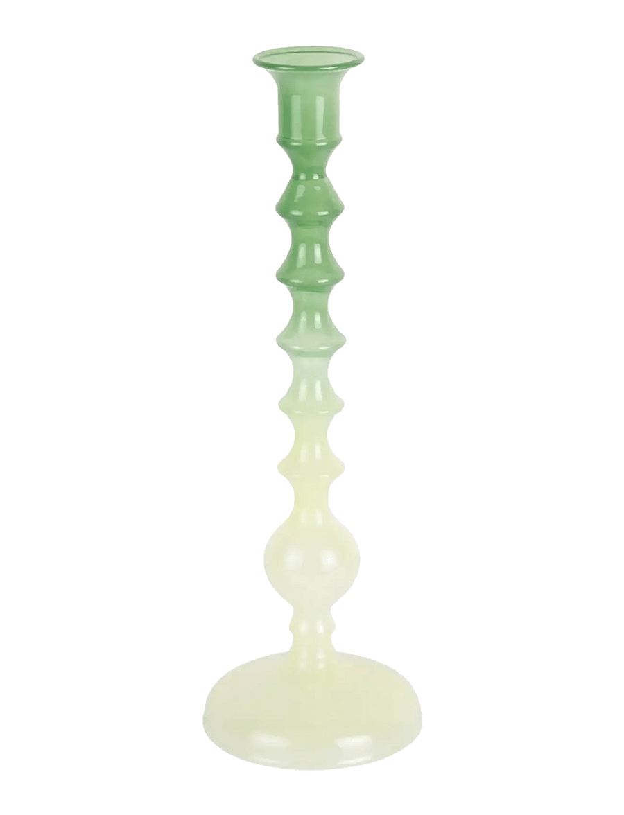 present time - Candle Holder Grato Mecer Large - kerzenständer - green - 0
