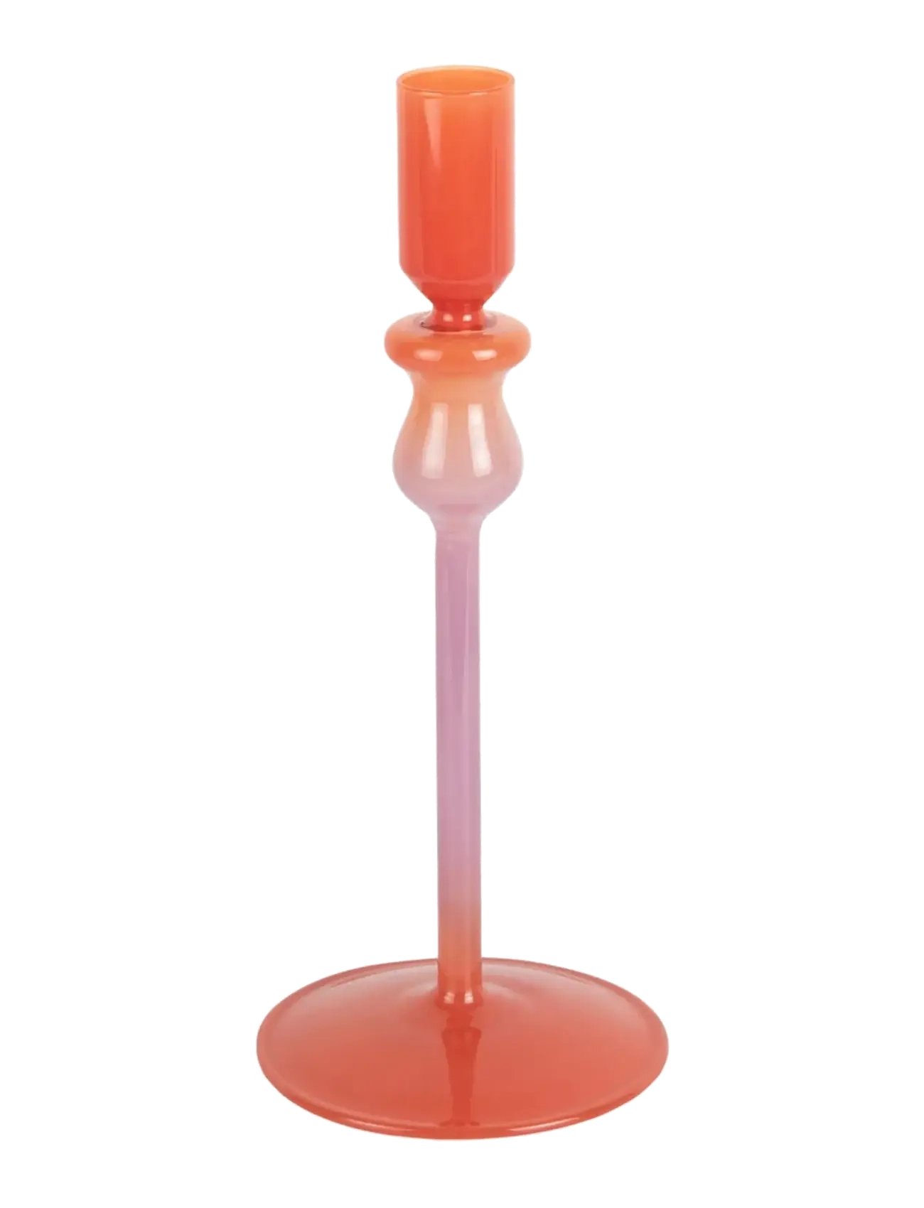 present time Candle Holder Duo Colores Medium, H 23 cm, Candlesticks & Lanterns, Mehrfarbig/gemustert - Tealight Holders, Homeware