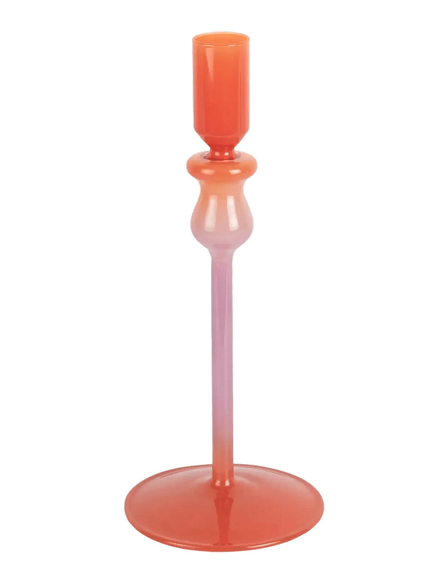 present time - Candle Holder Duo Colores Medium - tējas svečturi - orange - 0
