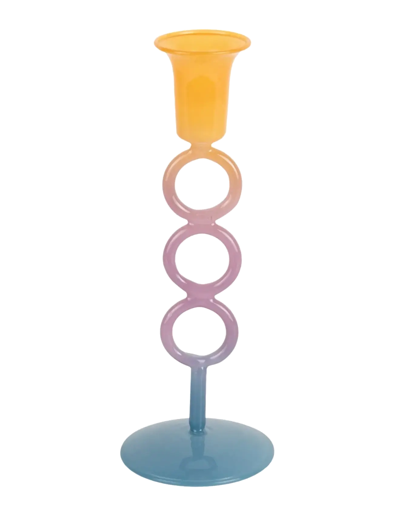 present time Candle Holder Anillo Vivo Medium, H 21 cm, Candlesticks & Lanterns, Mehrfarbig/gemustert - Tealight Holders, Homeware