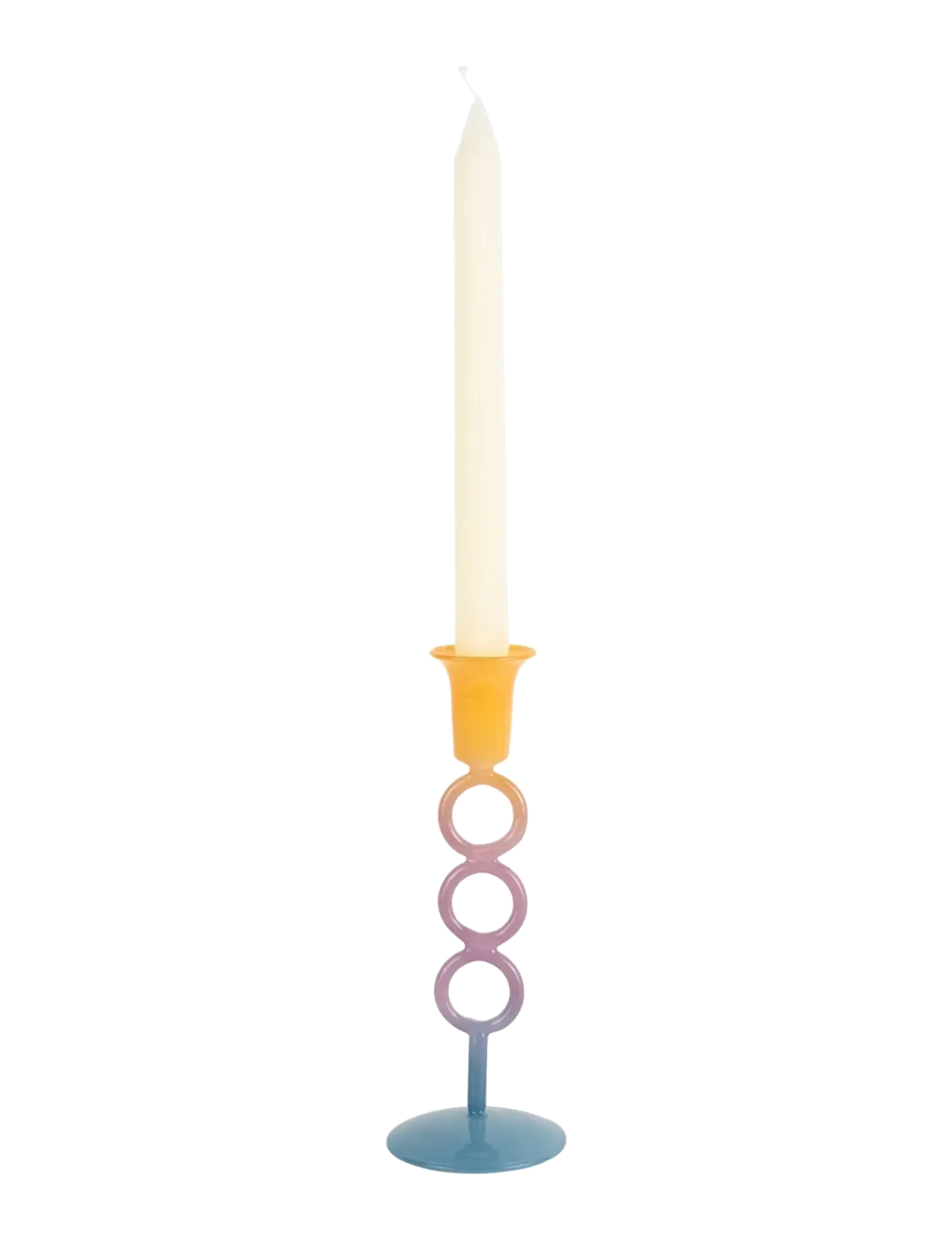present time - Candle Holder Anillo Vivo Medium - tealight holders - multicolor - 1