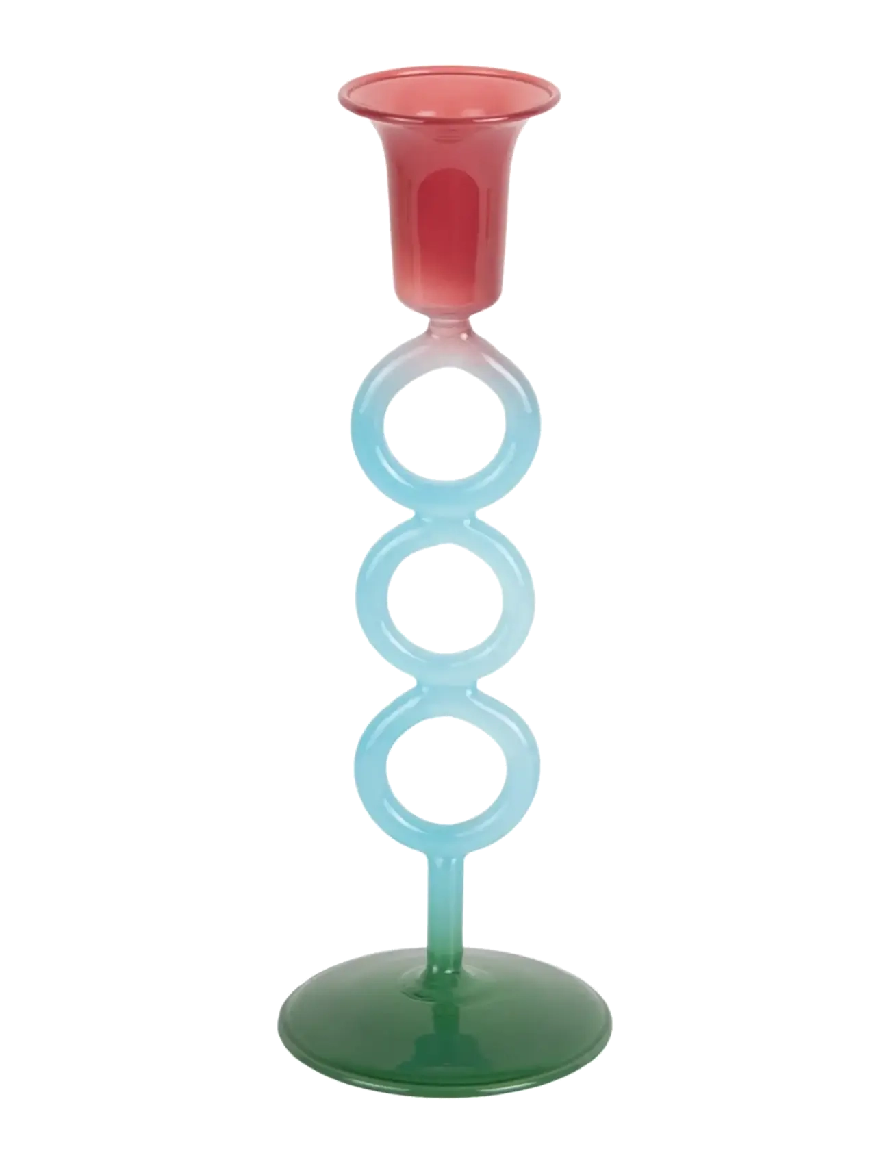 present time Candle Holder Anillo Vivo Medium, H 21 cm, Candlesticks & Lanterns, Mehrfarbig/gemustert - Tealight Holders, Homeware