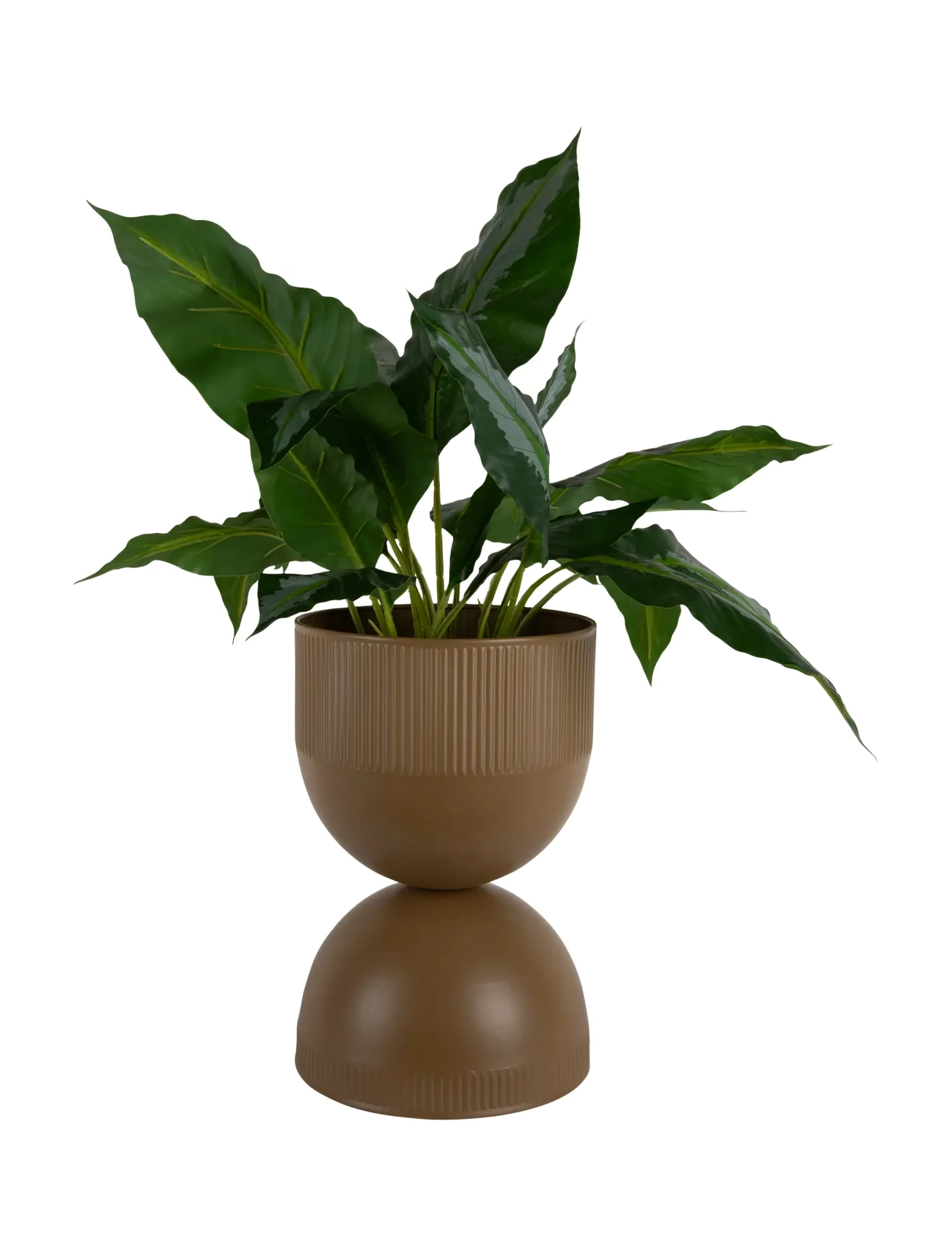 present time Plant Pot Tonar Medium, H 39 cm, Decoration, Braun - Flower Pots, Homeware