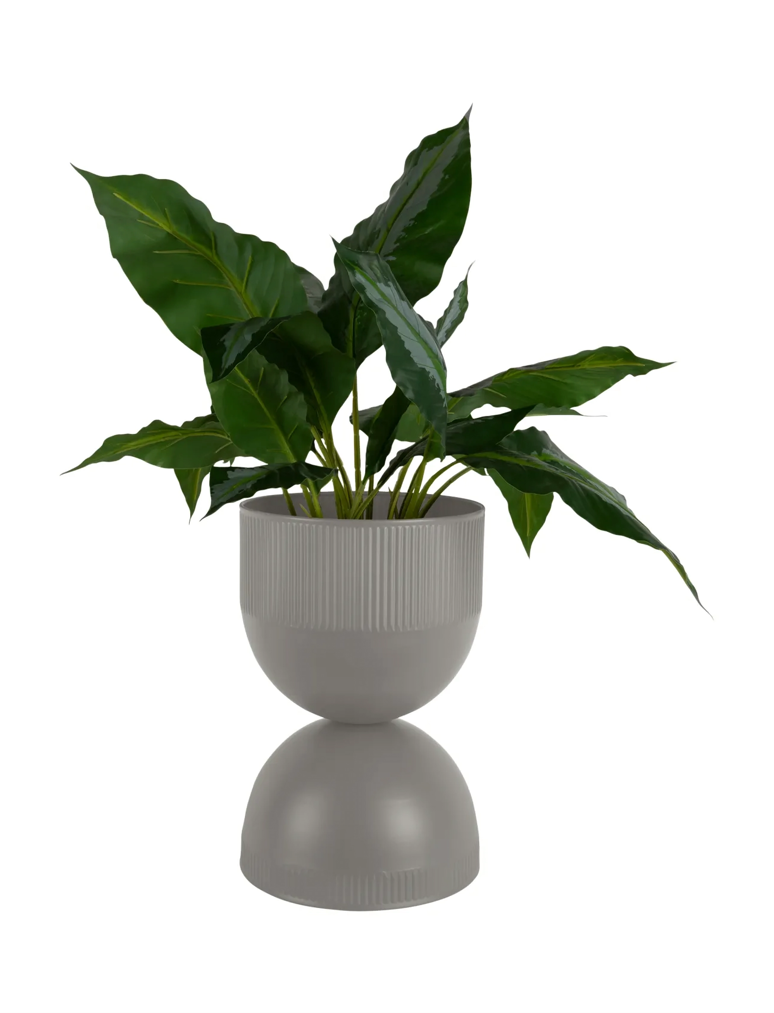 present time Plant Pot Tonar Medium, H 39 cm, Decoration, Grau - Flower Pots, Homeware