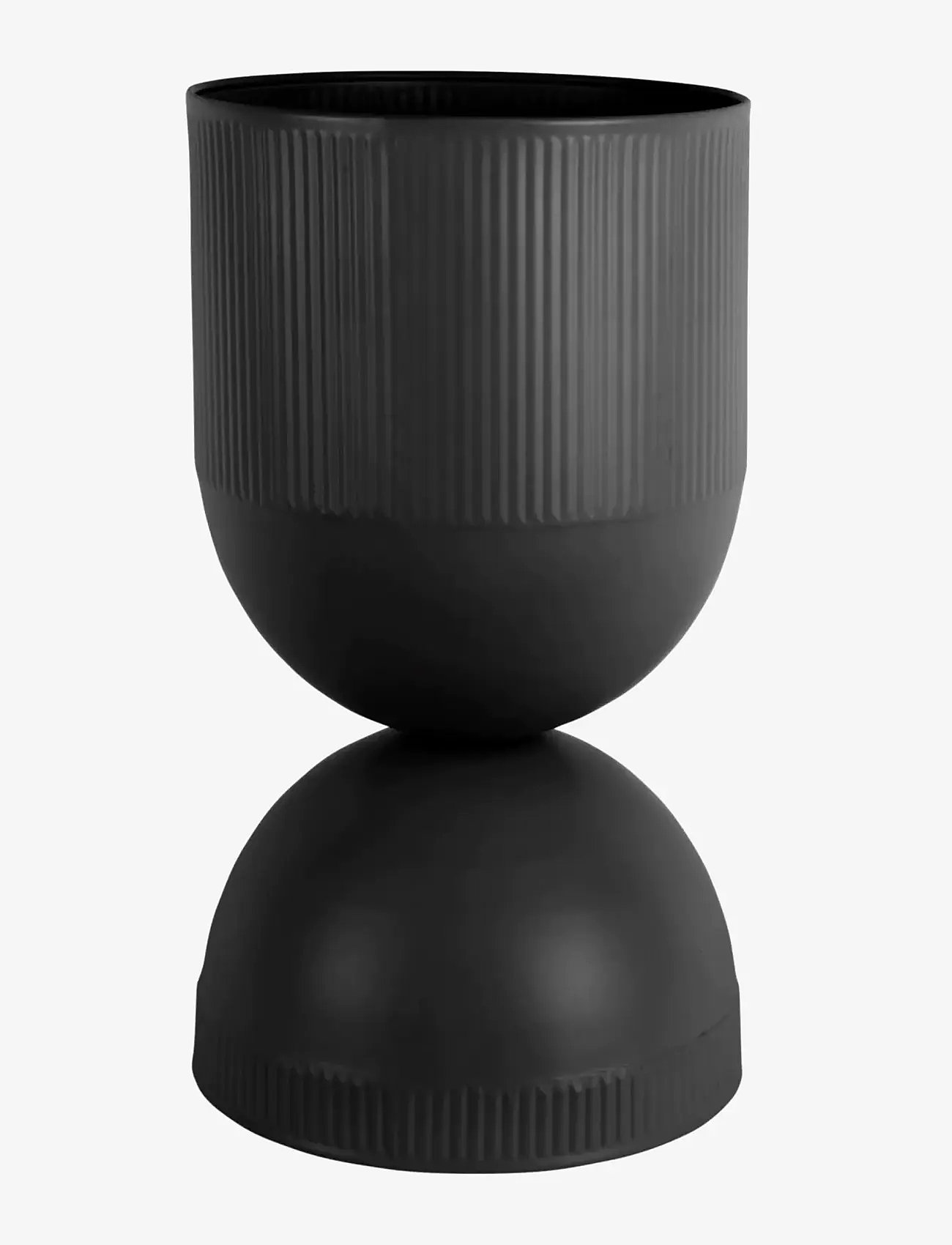 present time - Plant Pot Tonar Large - krukor - black - 0