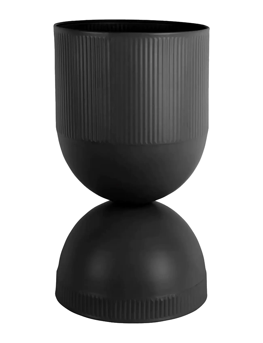 present time - Plant Pot Tonar Large - blumentöpfe - black - 1