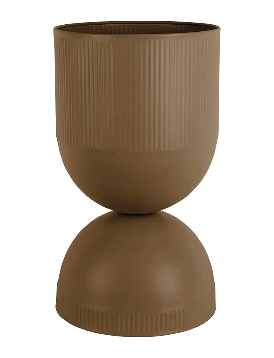present time - Plant Pot Tonar Large - lillepotid - brown - 1