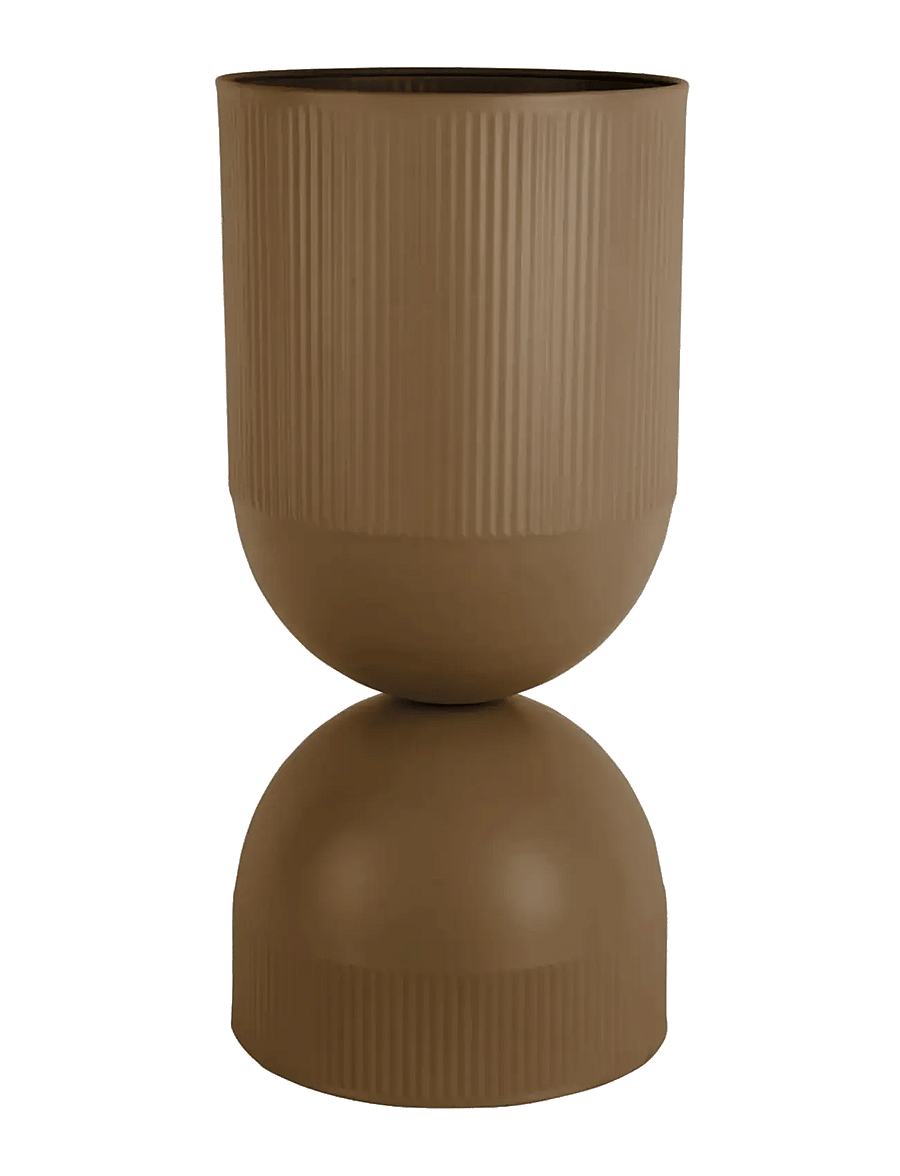 present time - Plant Pot Tonar XL - blumentöpfe - brown - 1