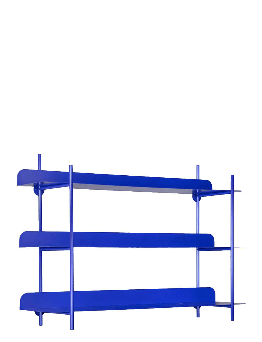 present time - Wall Rack Cool Retro - hyllor - cobalt blue - 0