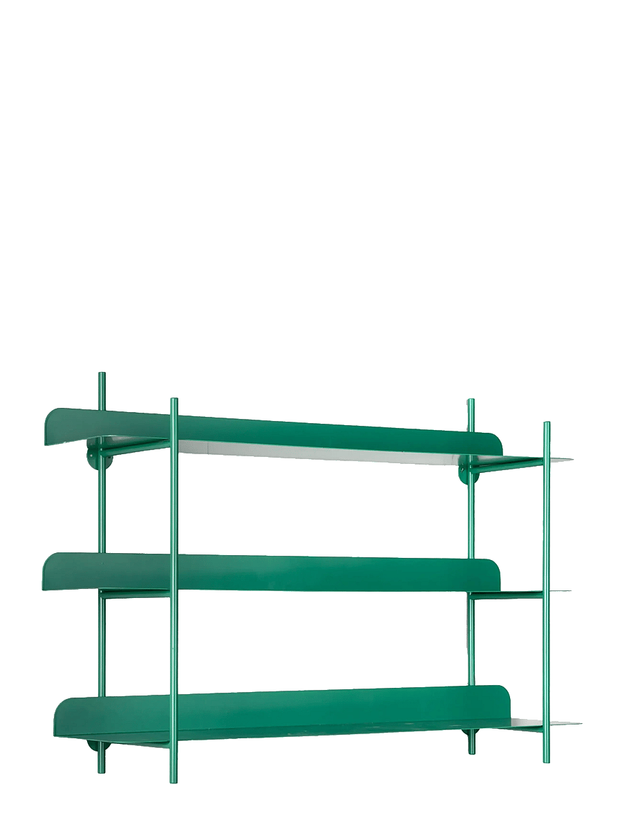 present time - Wall Rack Cool Retro - hyllor - retro green - 1