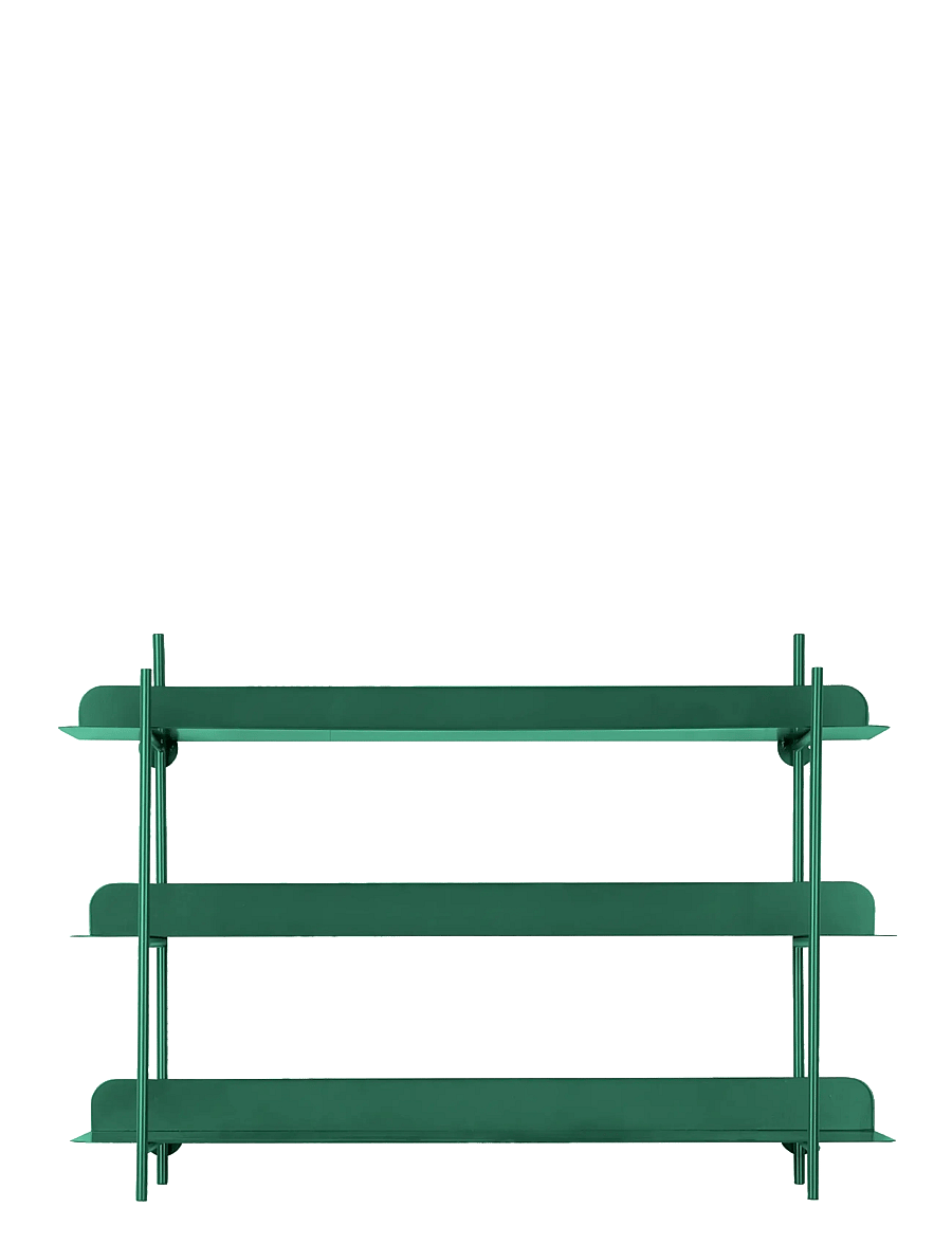 present time - Wall Rack Cool Retro - hyllor - retro green - 2