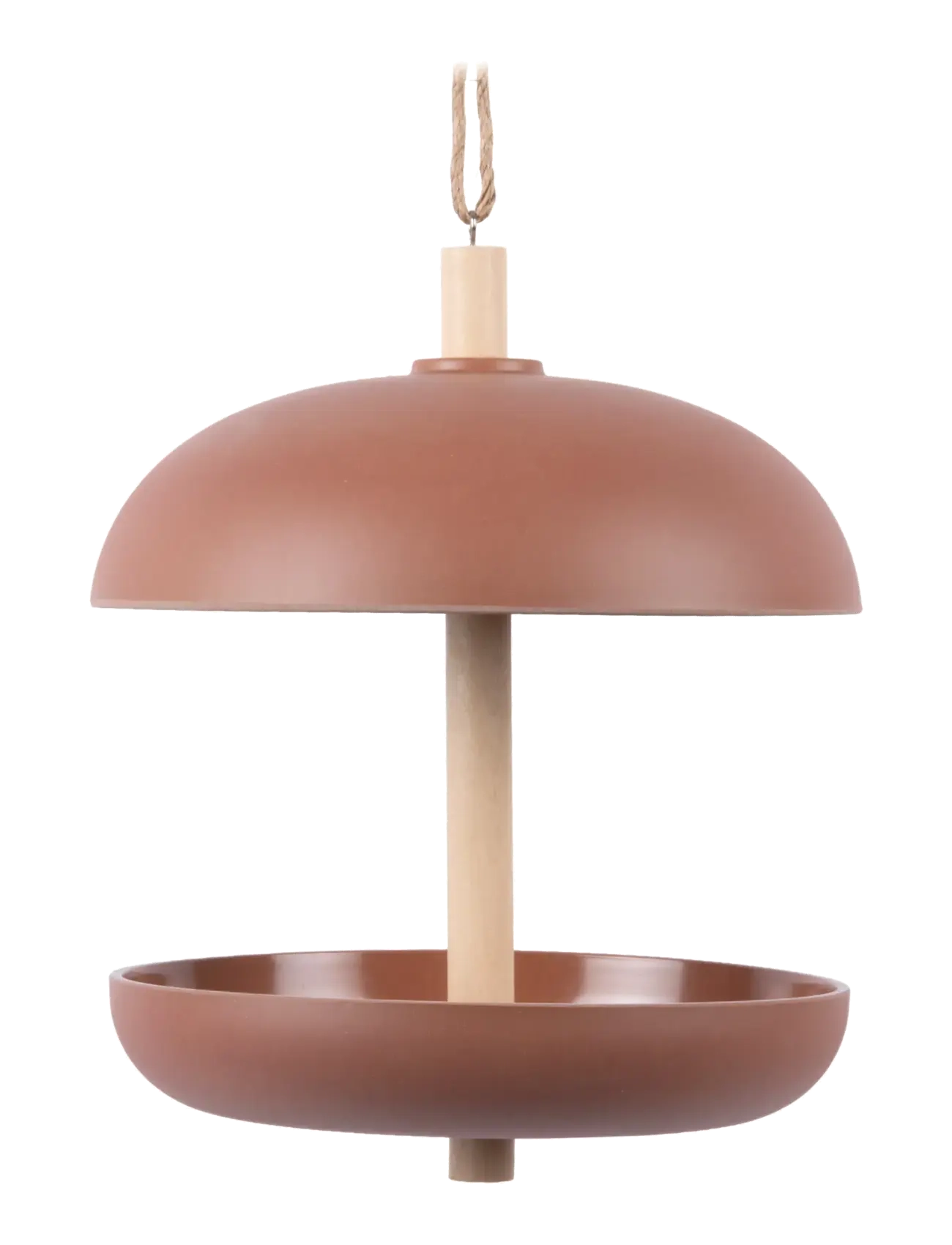present time Bird Feeder Unidad Iron Red, H 25 cm, Outdoor Environment, Rot - Garden Accessories, Homeware
