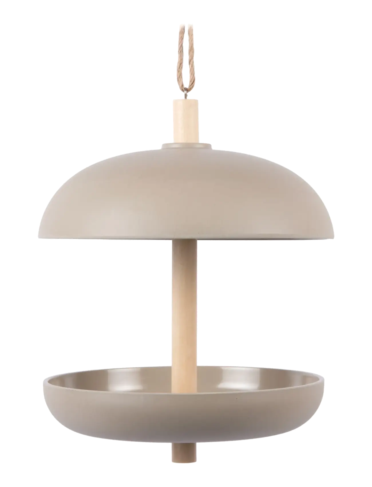 present time Bird feeder Unidad warm grey - Outdoor - GREY / grey