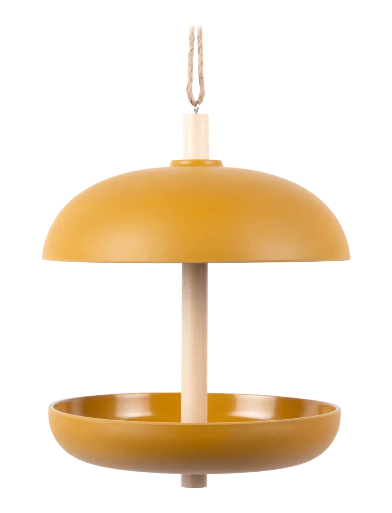 present time Bird Feeder Unidad Ochre Yellow, H 25 cm, Outdoor Environment, Gelb - Garden Accessories, Homeware