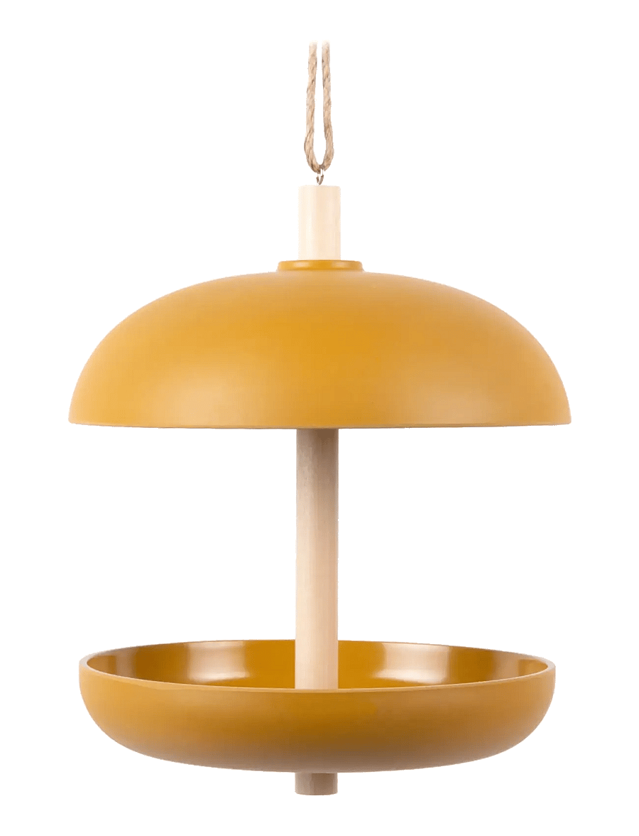 present time - Bird feeder Unidad ochre yellow - aia aksessuaarid - yellow - 0