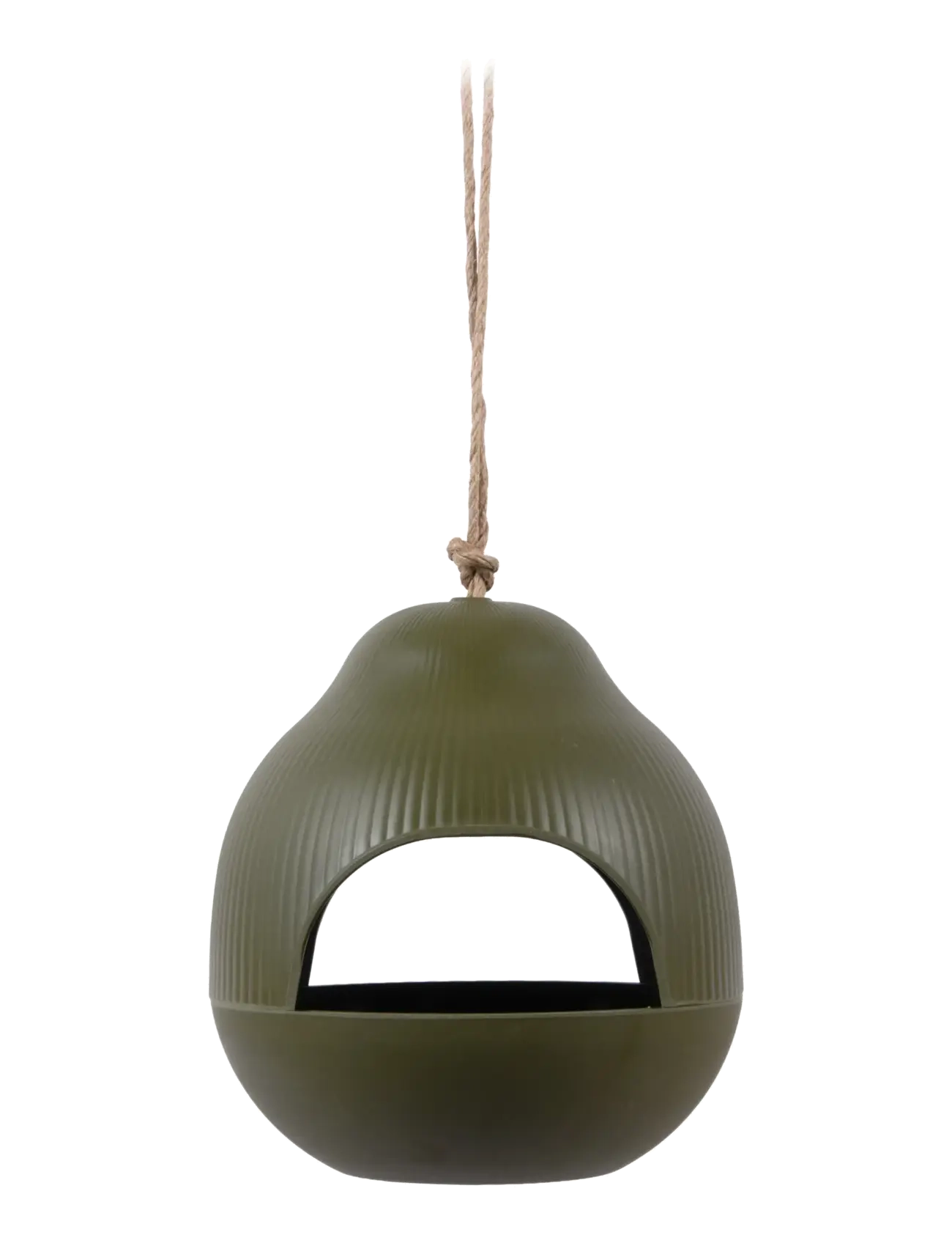 present time Bird Feeder Capullo Luxury Green, H 19 cm, Outdoor Environment, Khakigrün - Garden Accessories, Homeware