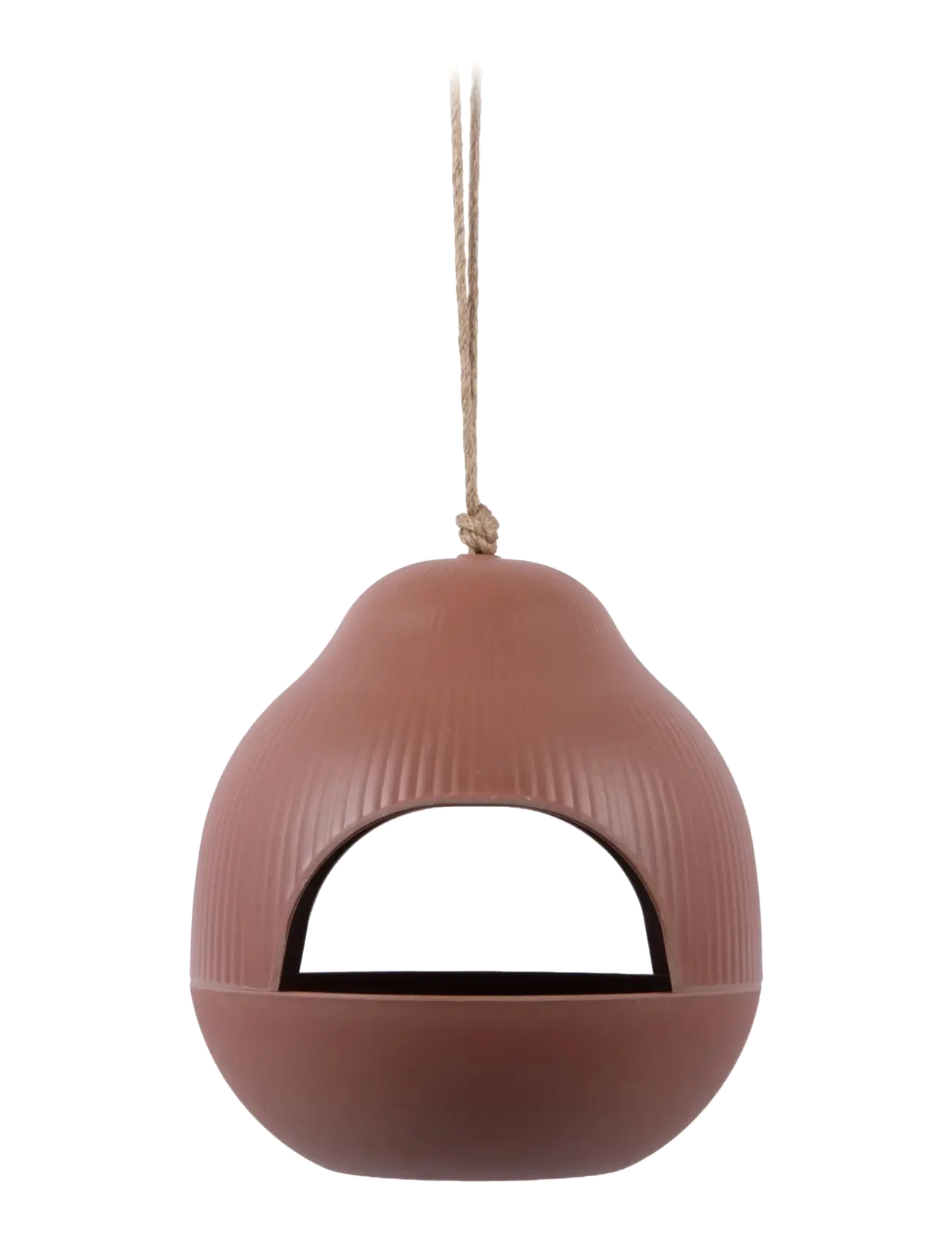 present time Bird Feeder Capullo Iron Red, H 19 cm, Outdoor Environment, Rot - Garden Accessories, Homeware