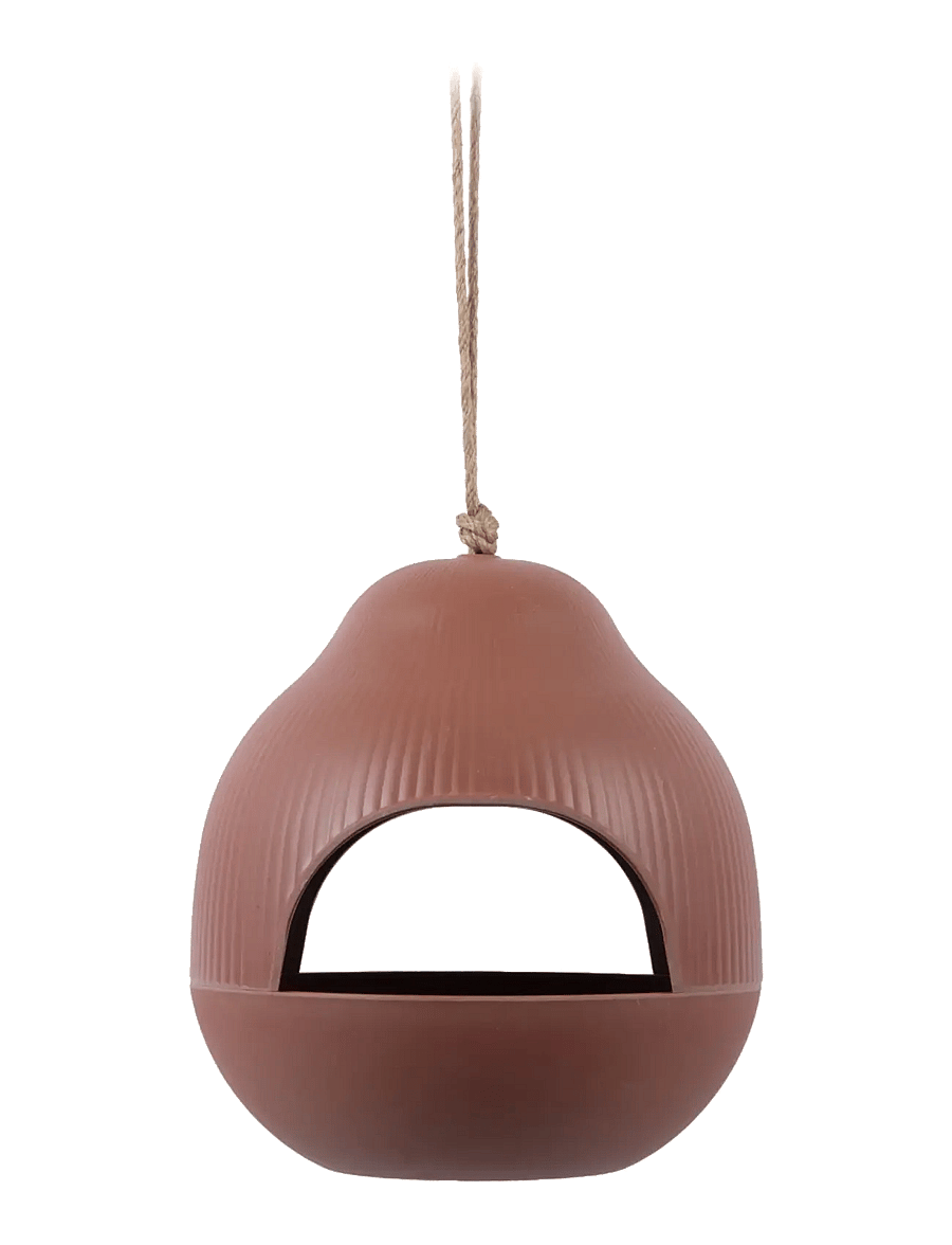 present time - Bird feeder Capullo iron red - aia aksessuaarid - red - 0