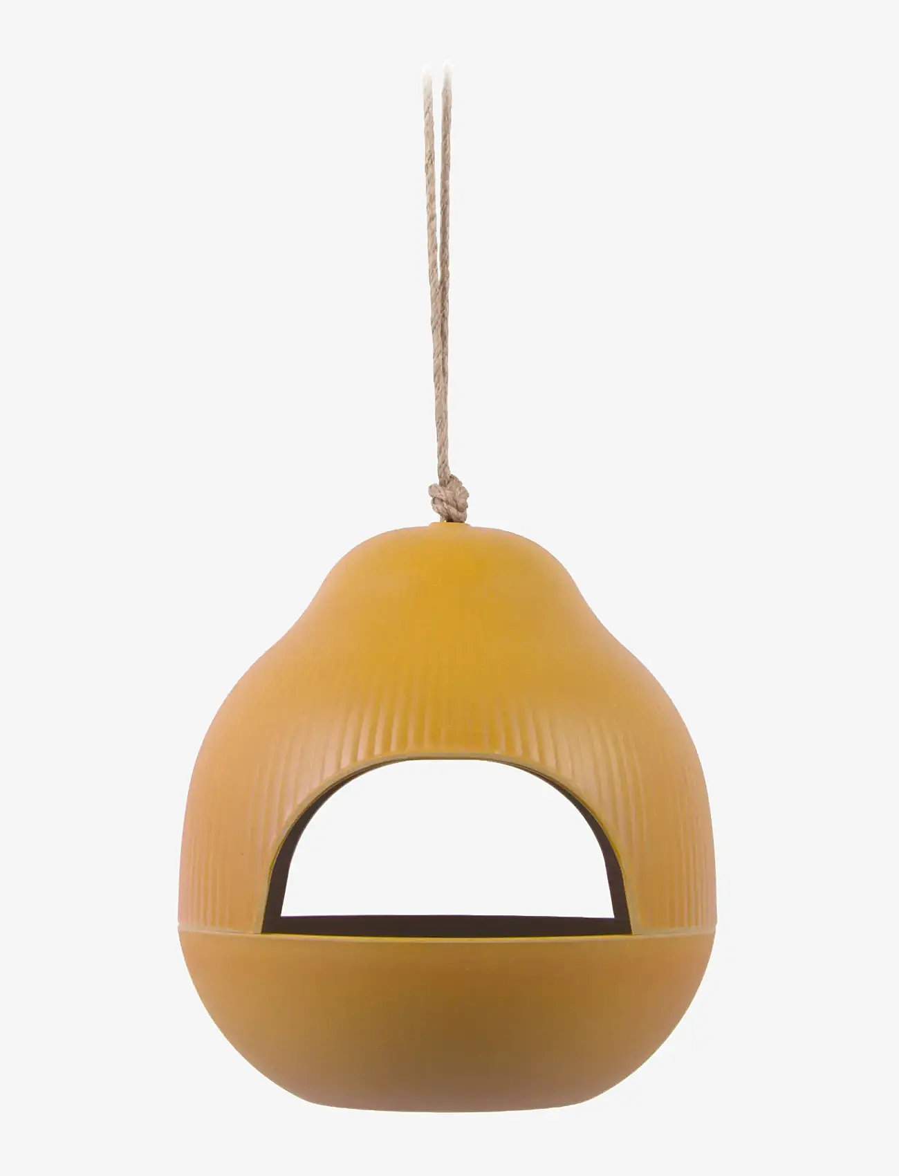 present time - Bird feeder Capullo ochre yellow - trädgårdstillbehör - yellow - 0