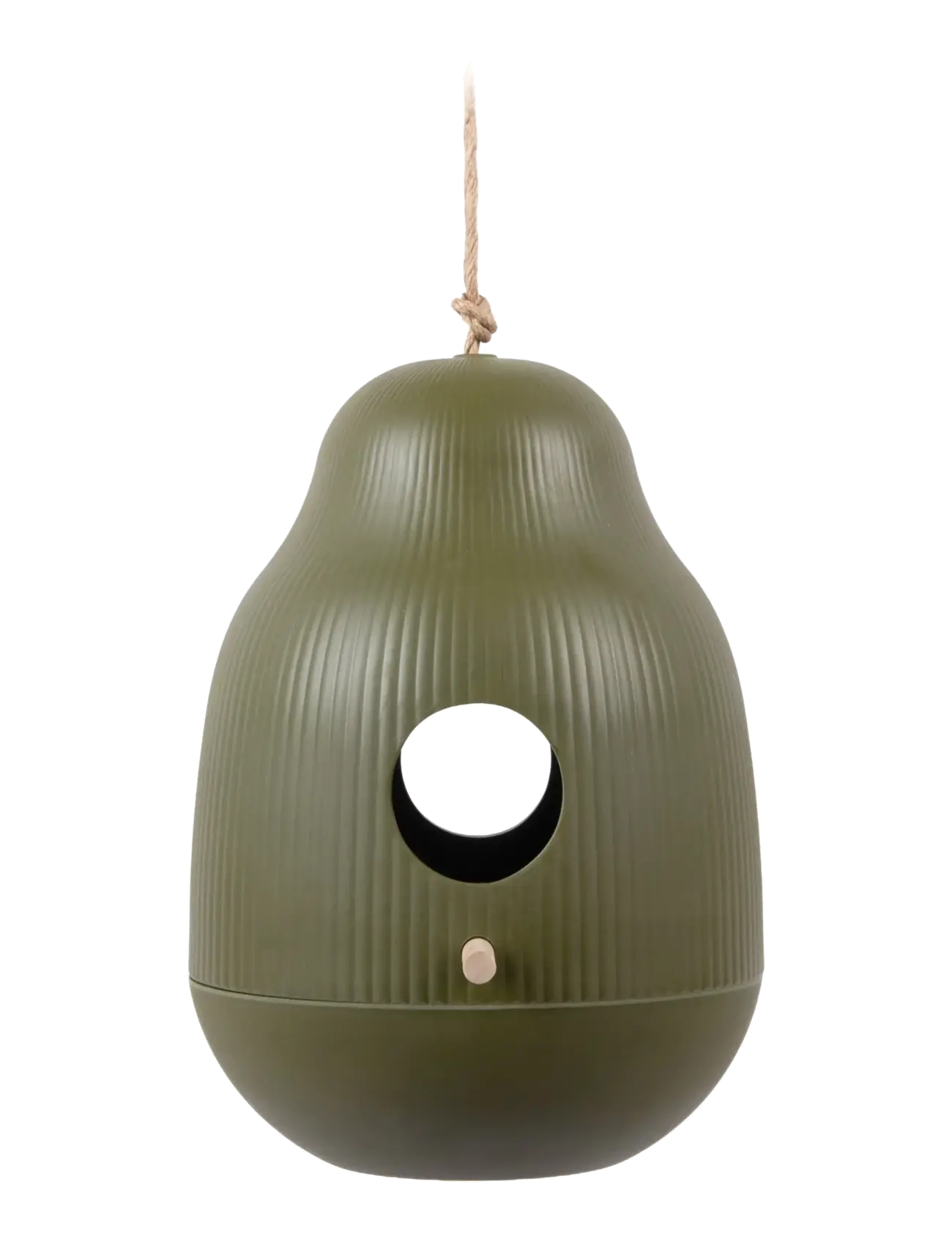 present time Bird House Capullo Luxury Green, H 25 cm, Outdoor Environment, Khakigrün - Garden Accessories, Homeware