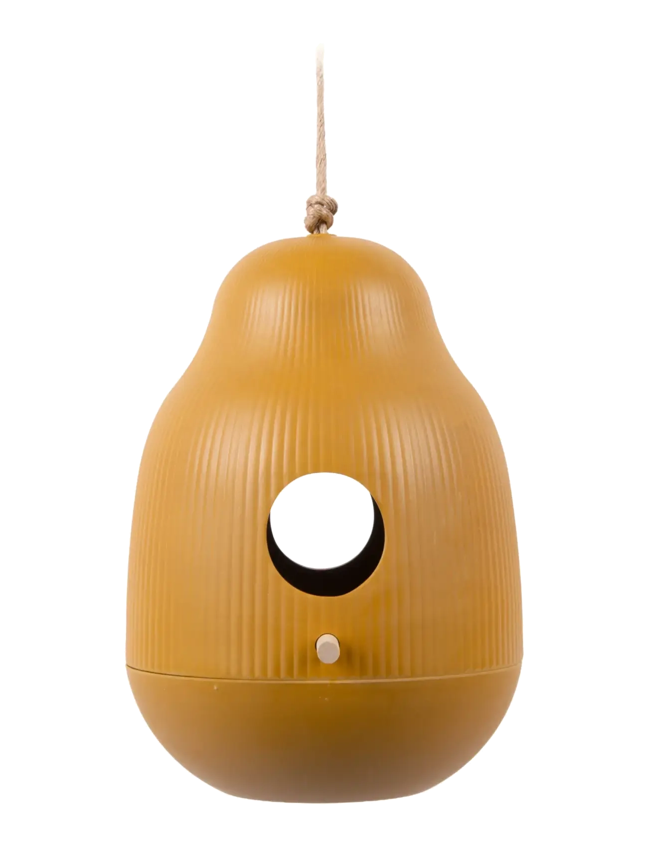 present time Bird House Capullo Ochre Yellow, H 25 cm, Outdoor Environment, Gelb - Garden Accessories, Homeware