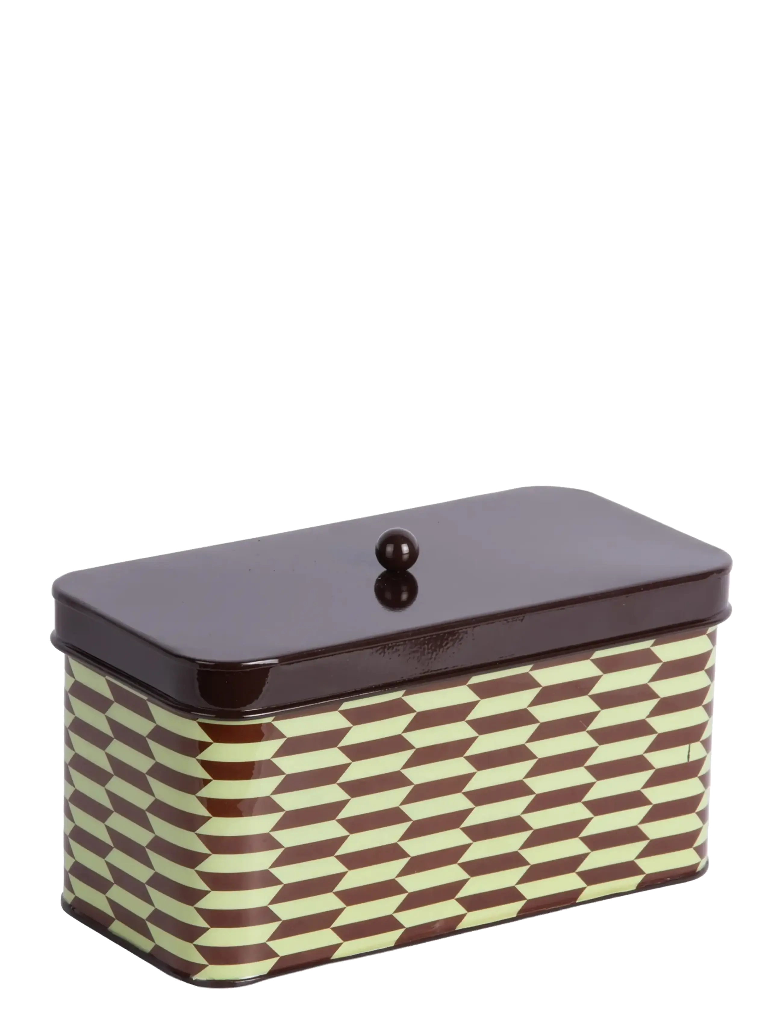 present time Storage Box Salerno Rectangle Large - Brown - L 20CM