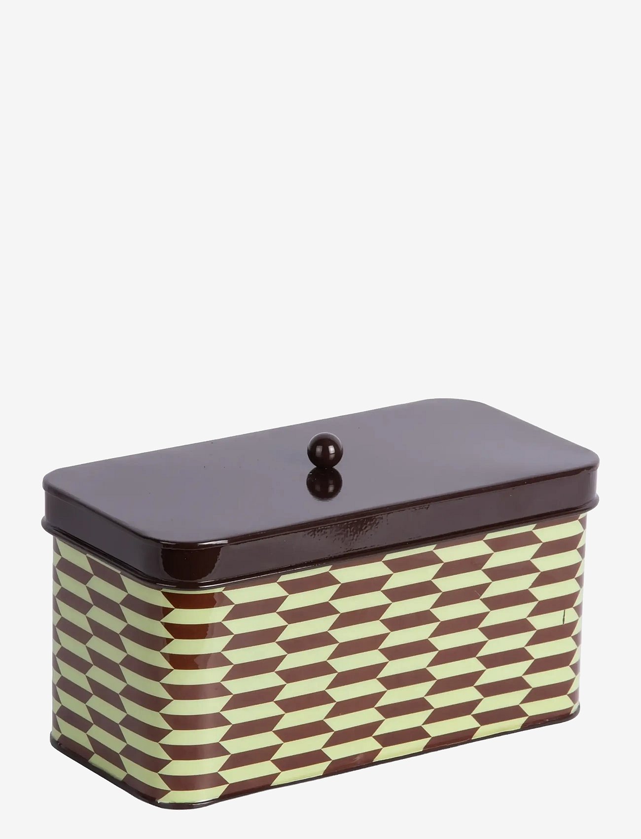 present time Storage Box Salerno Rectangle Large - Brown - L 20CM