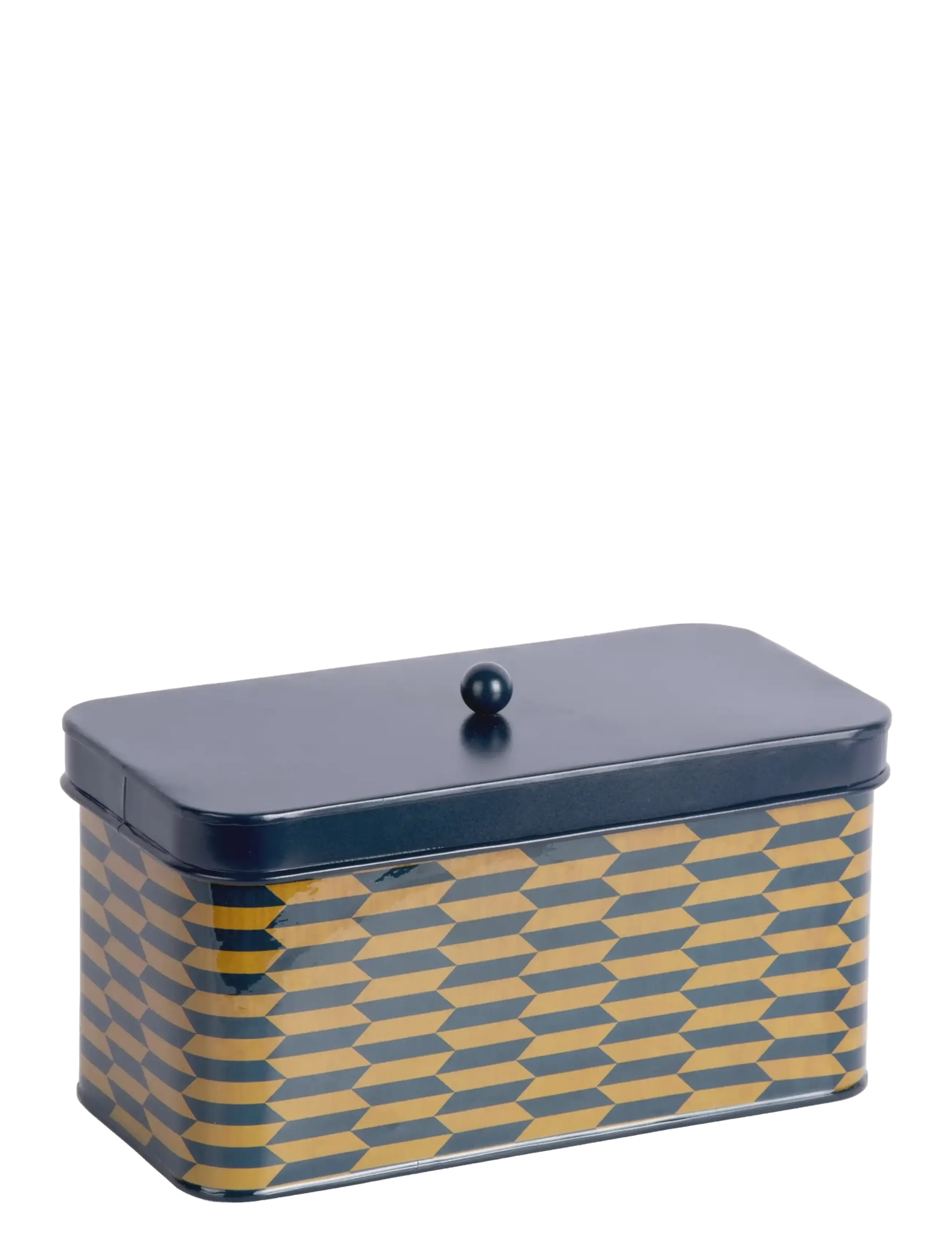 present time Storage Box Salerno Rectangle Large - Navy - L 20CM