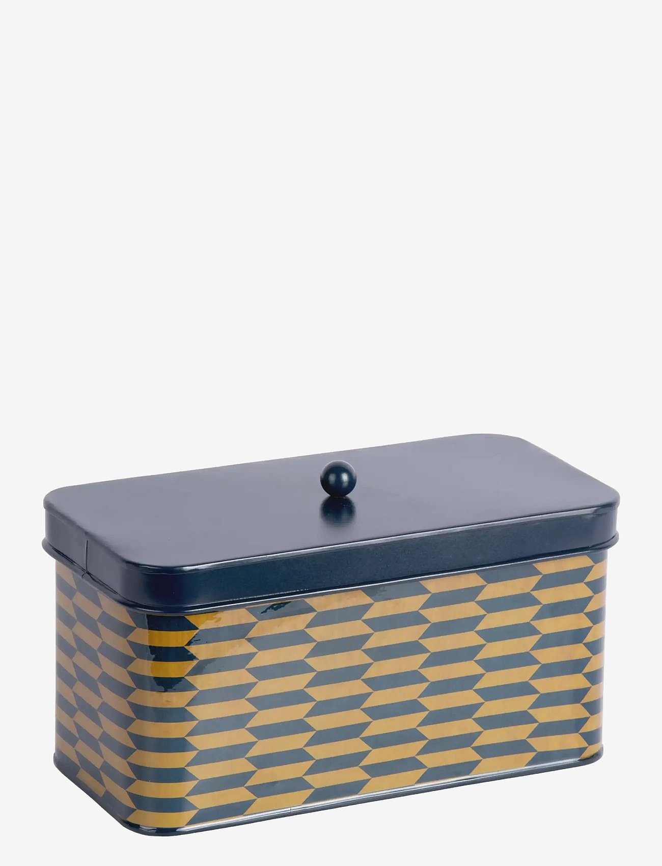 present time Storage Box Salerno Rectangle Large - Navy - L 20CM