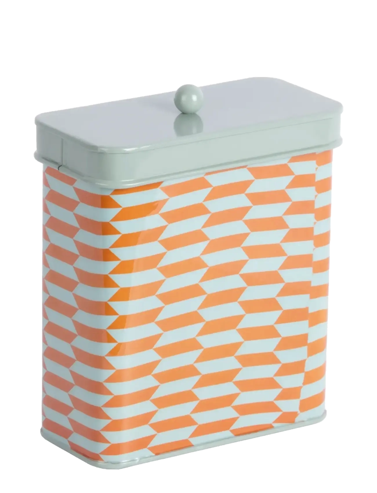 present time Storage Box Salerno Rectangle High - Orange - L 16CM