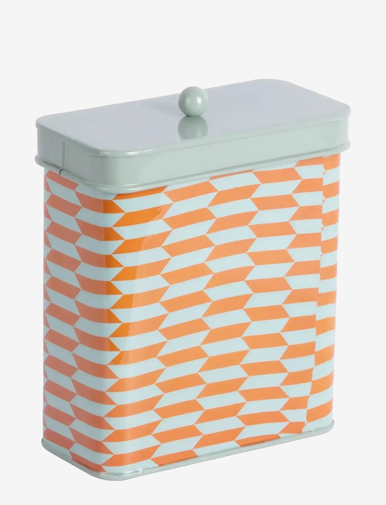 present time Storage Box Salerno Rectangle High - Orange - L 16CM