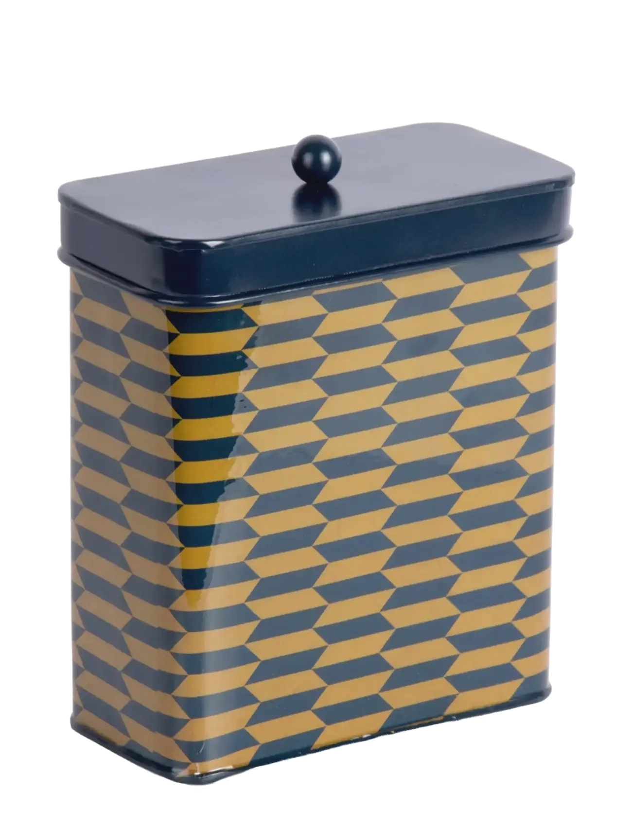 present time Storage Box Salerno Rectangle High - Navy - L 16CM