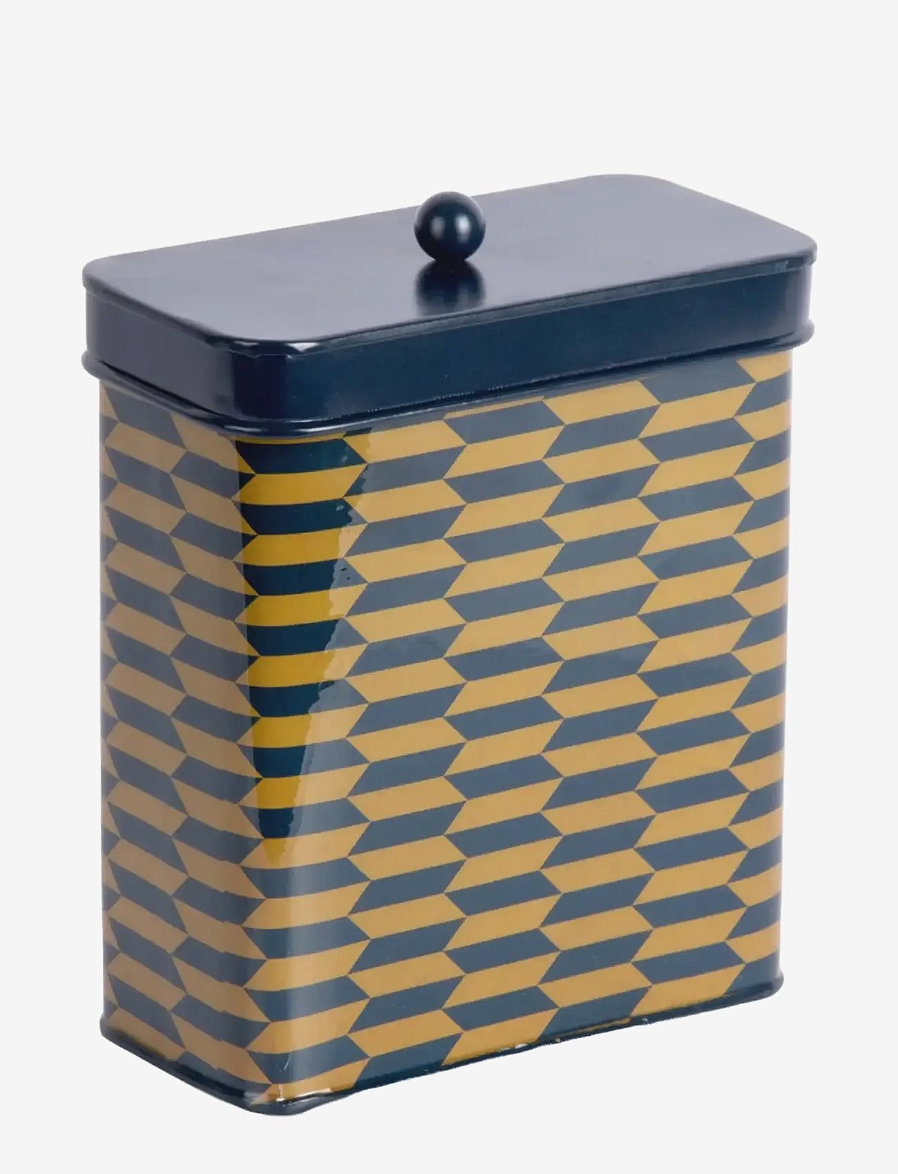 present time Storage Box Salerno Rectangle High - Navy - L 16CM