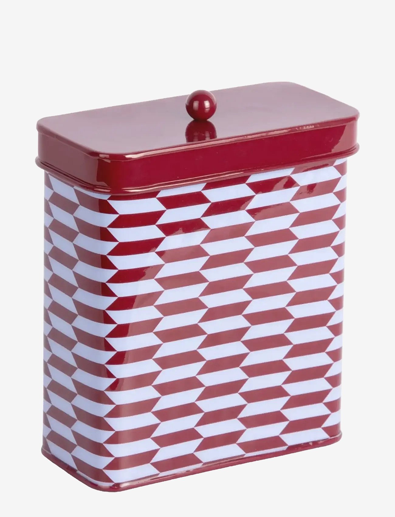 present time Storage Box Salerno Rectangle High - Burgundy - L 16CM