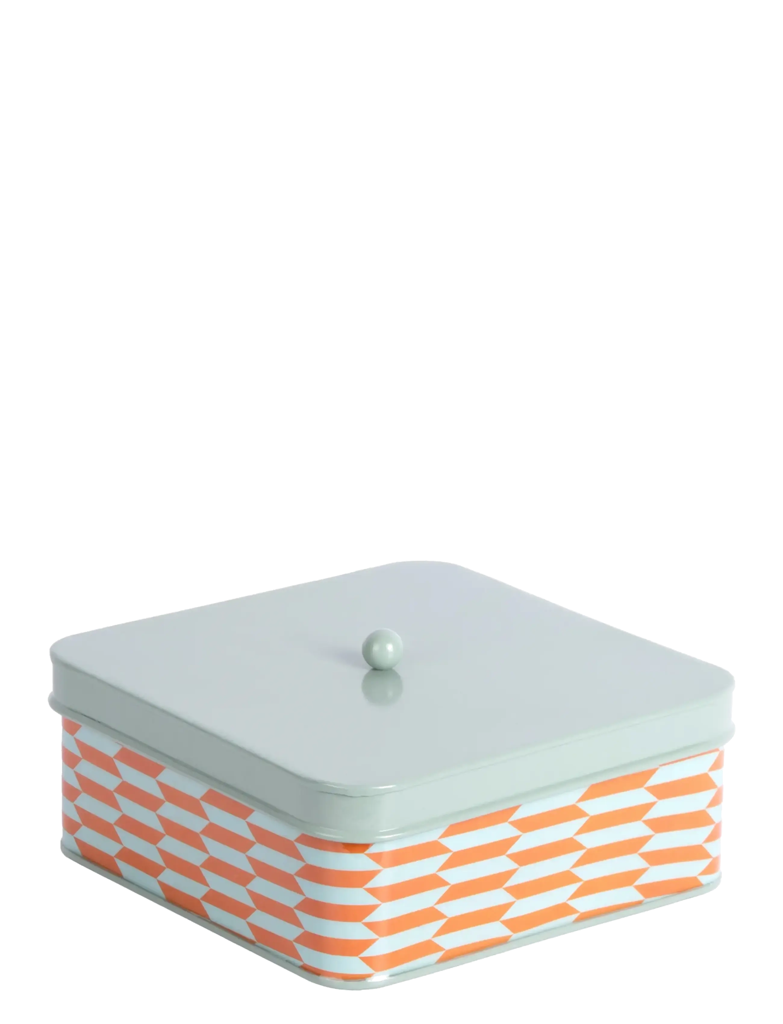 present time Storage Box Salerno Square Large - Blue - L 20CM