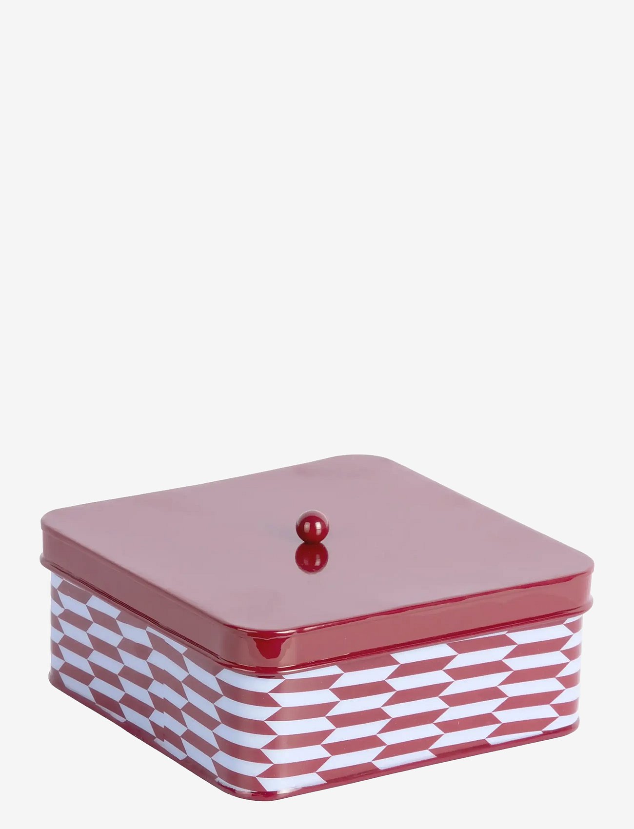 present time Storage Box Salerno Square Large - Burgundy - L 20CM