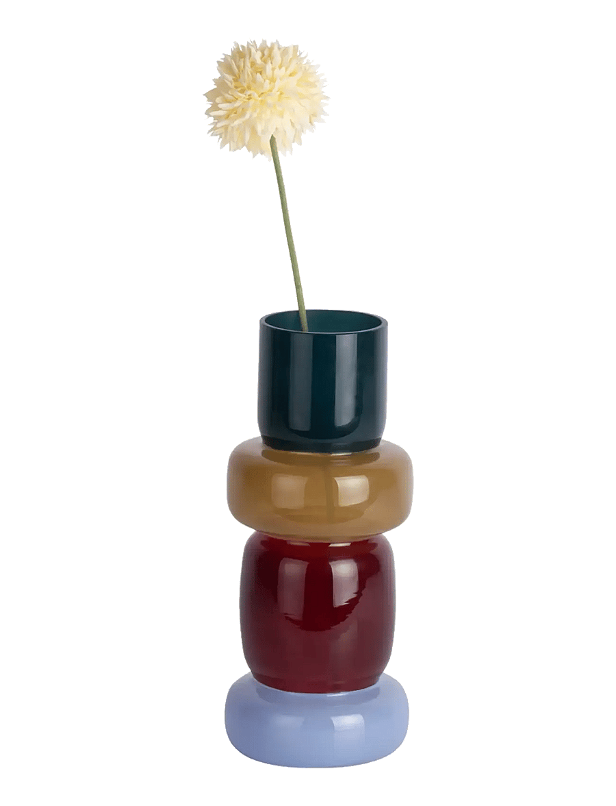 present time - Vase Burano Rings multi colour - vaasid - multicolor - 2