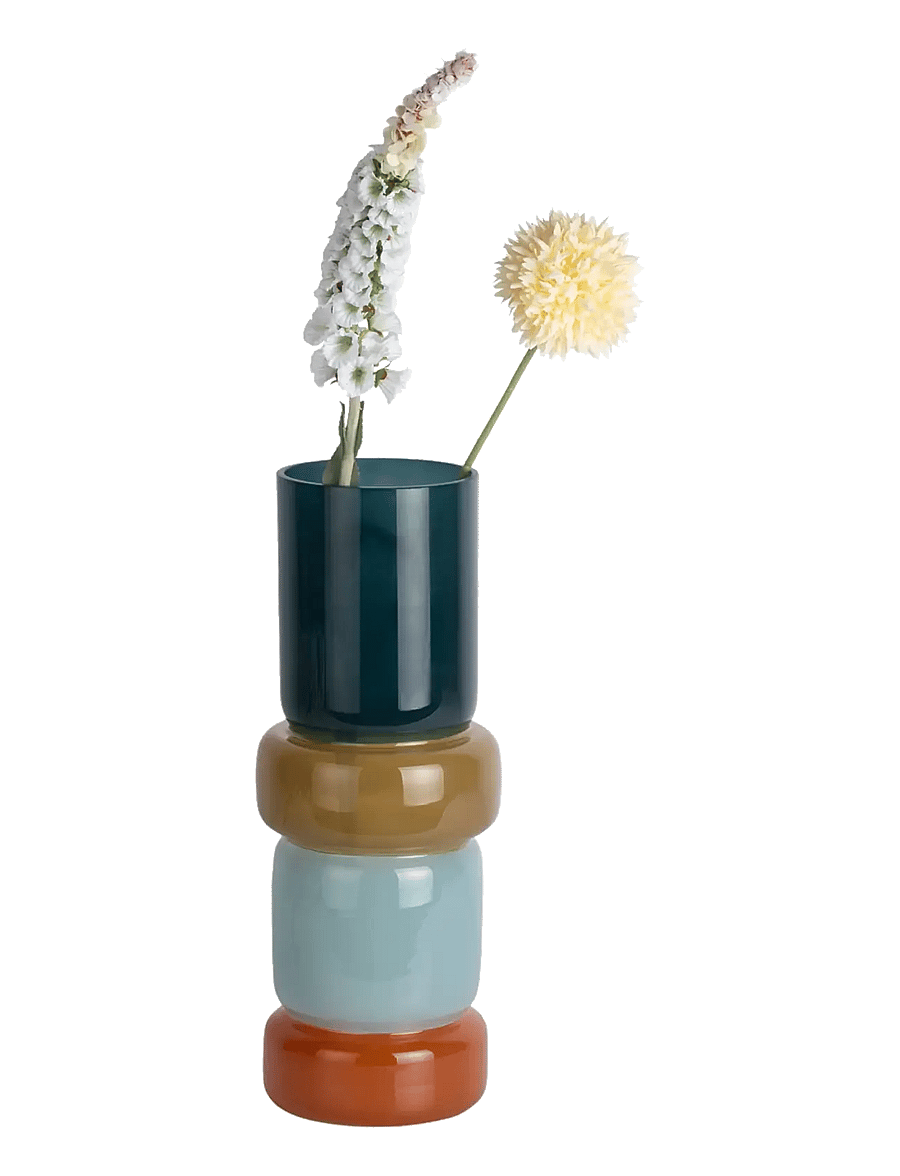present time - Vase Burano Rings multi colour - vaasid - multicolor - 2