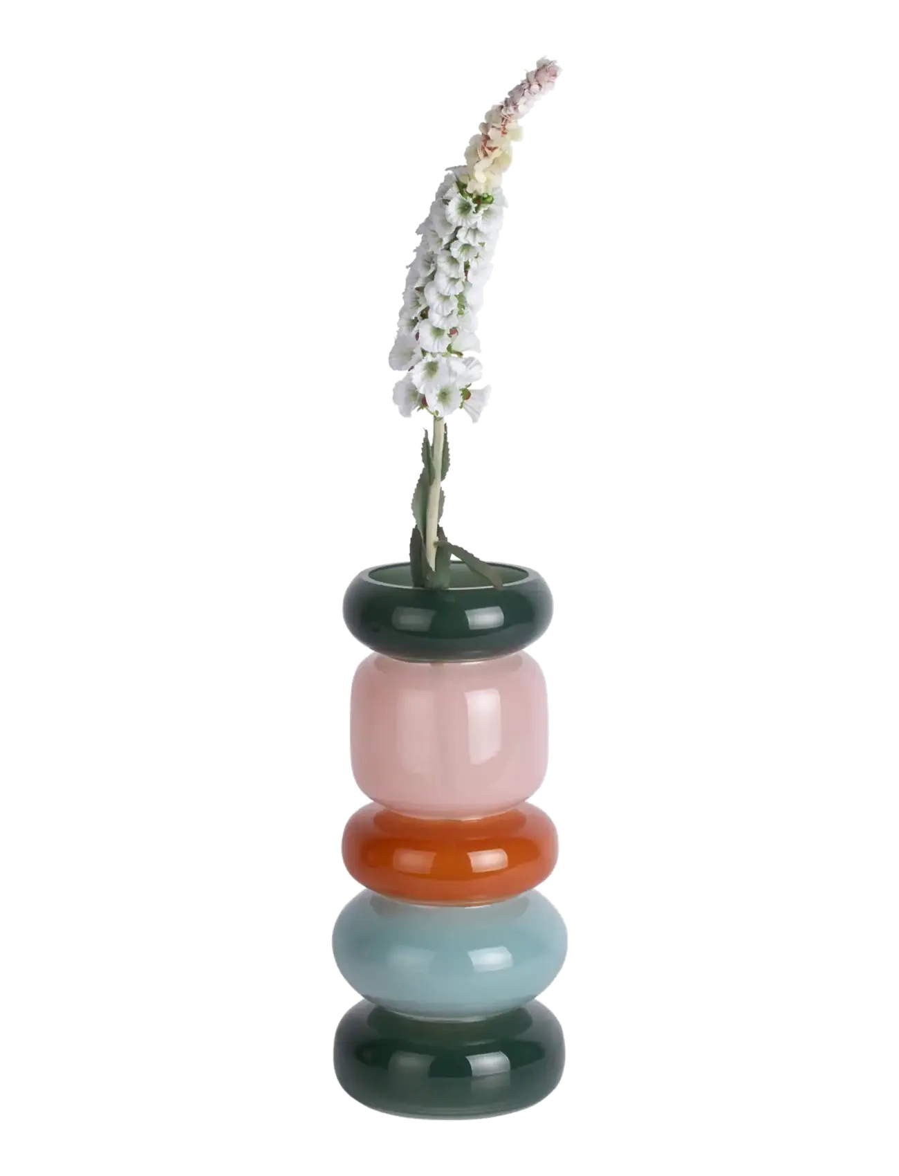 present time - Vase Burano Rings multi colour - vaasid - multicolor - 1