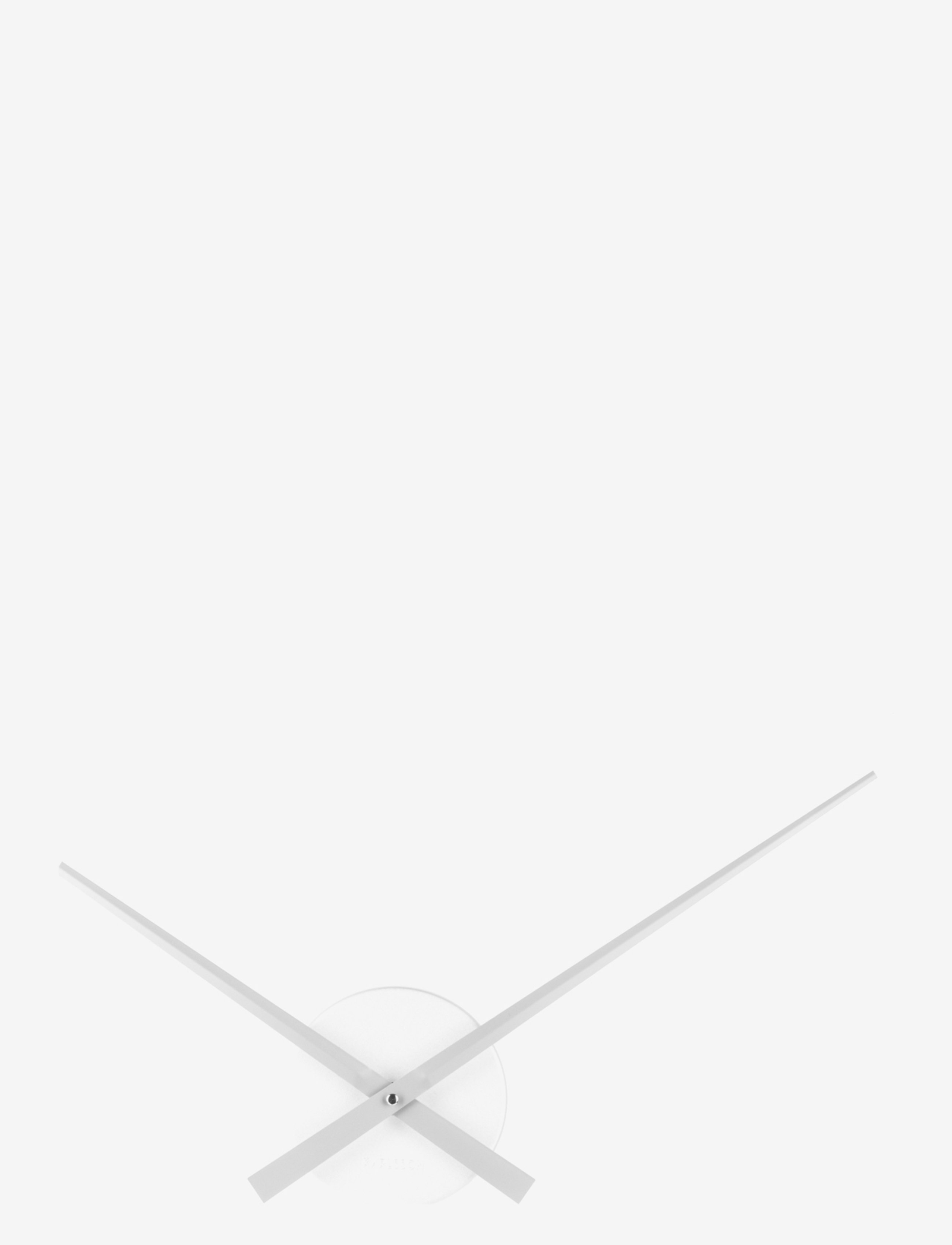 KARLSSON Wall clock Little Big Time - Väggklockor - SILVER / silver