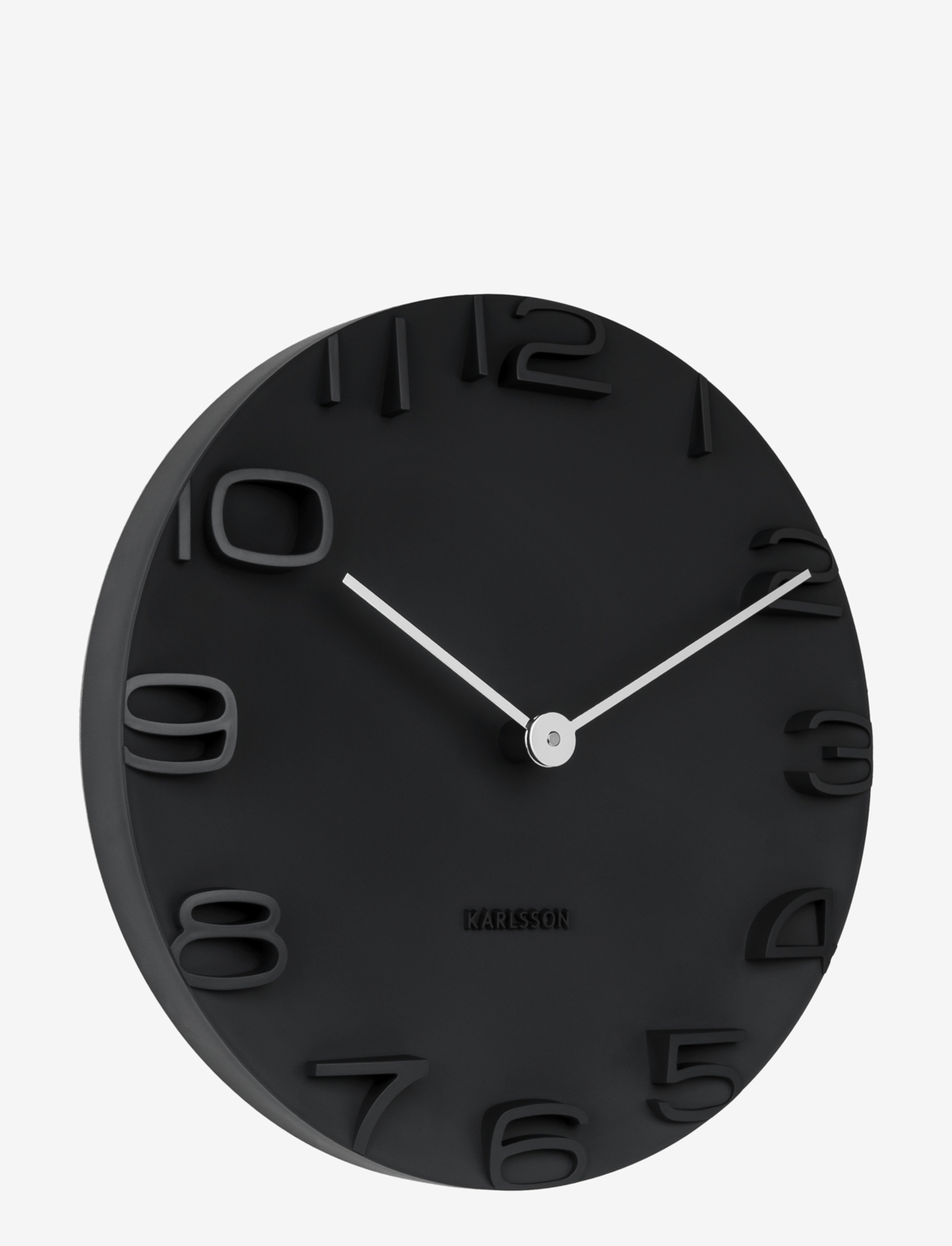 KARLSSON Wall Clock On The Edge, 42 cm, Watches, Schwarz - Clocks, Homeware