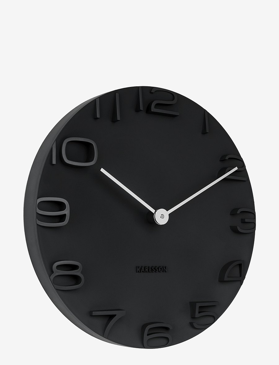 KARLSSON - Wall clock On The Edge - wanduhren - black - 0