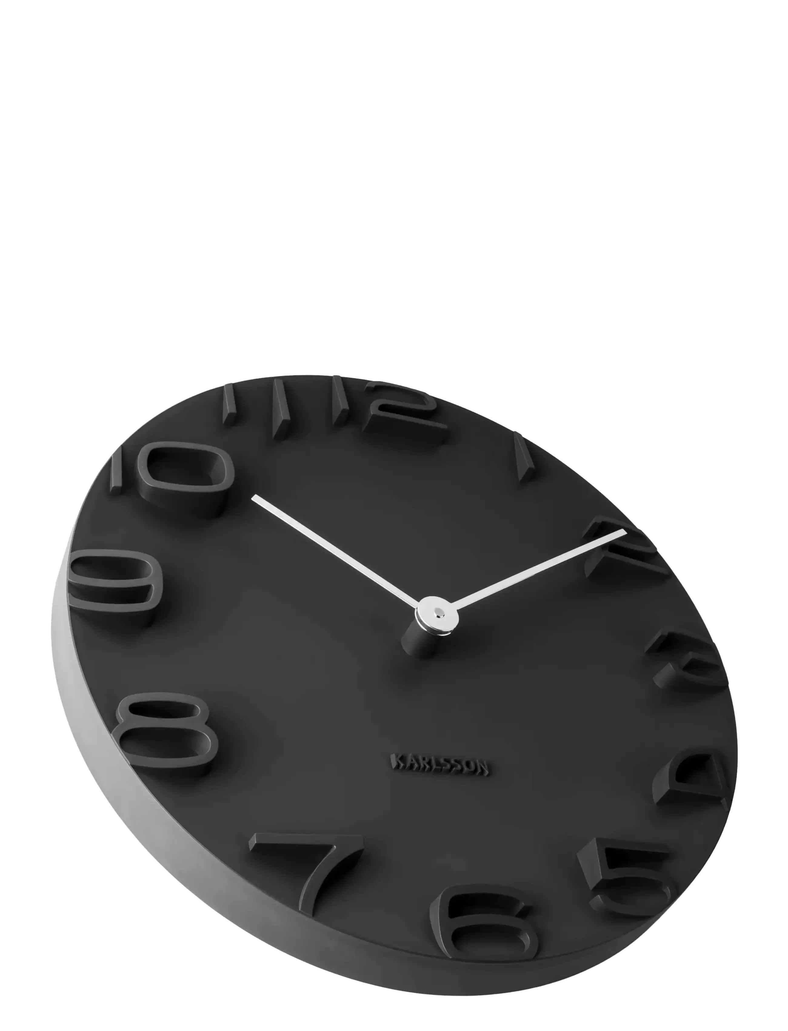 KARLSSON - Wall clock On The Edge - seinäkellot - black - 1