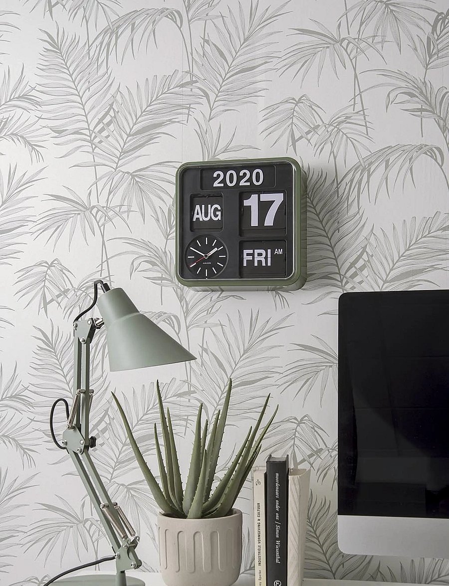 KARLSSON - Wall clock Mini Flip - wanduhren - green/black - 0