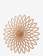 KARLSSON - Wall clock Sunflower MDF - vægure - wood - 0
